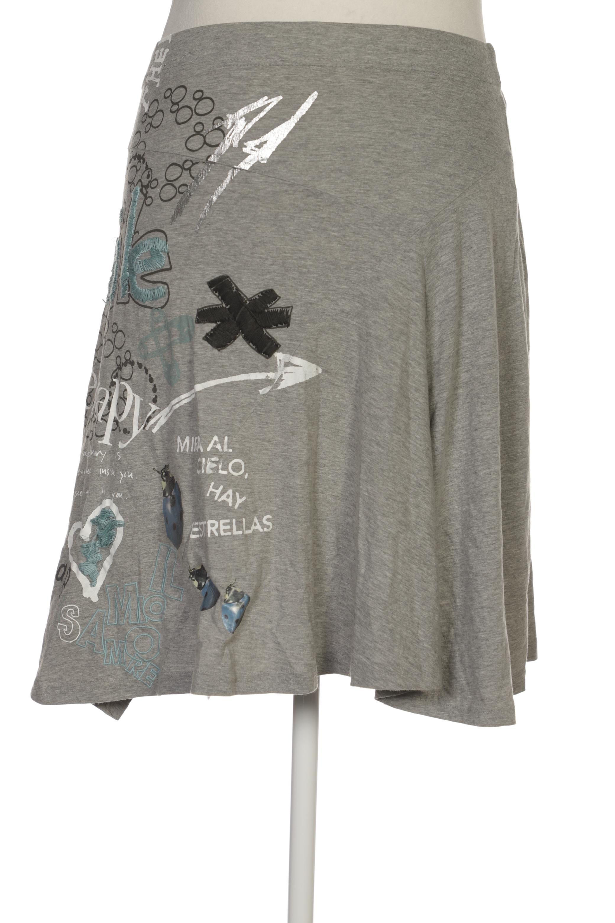 

Desigual Damen Rock, grau, Gr. 44