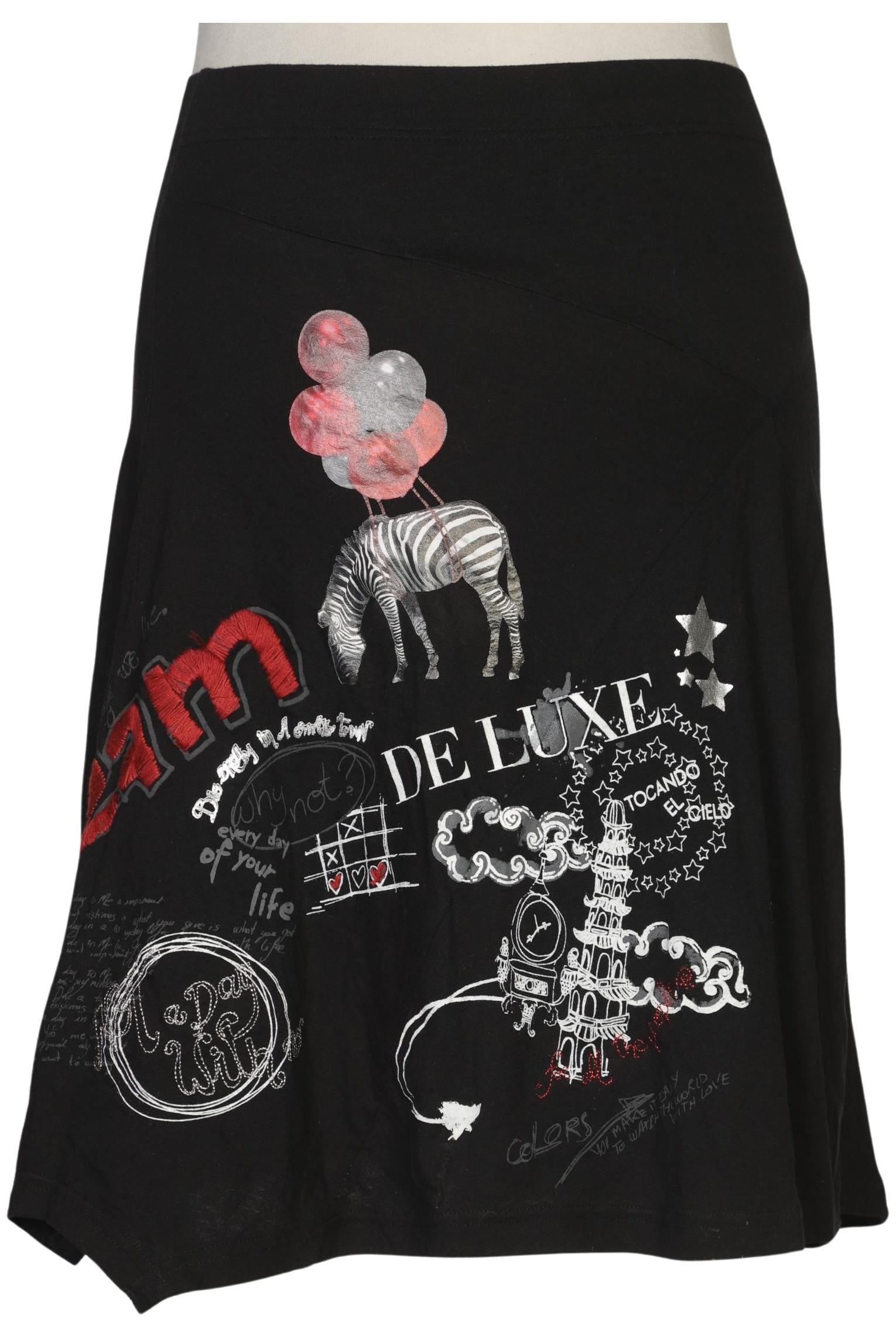 

Desigual Damen Rock, schwarz, Gr. 42