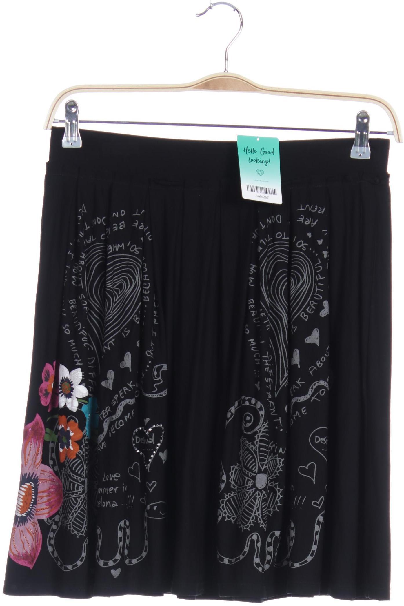 

Desigual Damen Rock, schwarz, Gr.