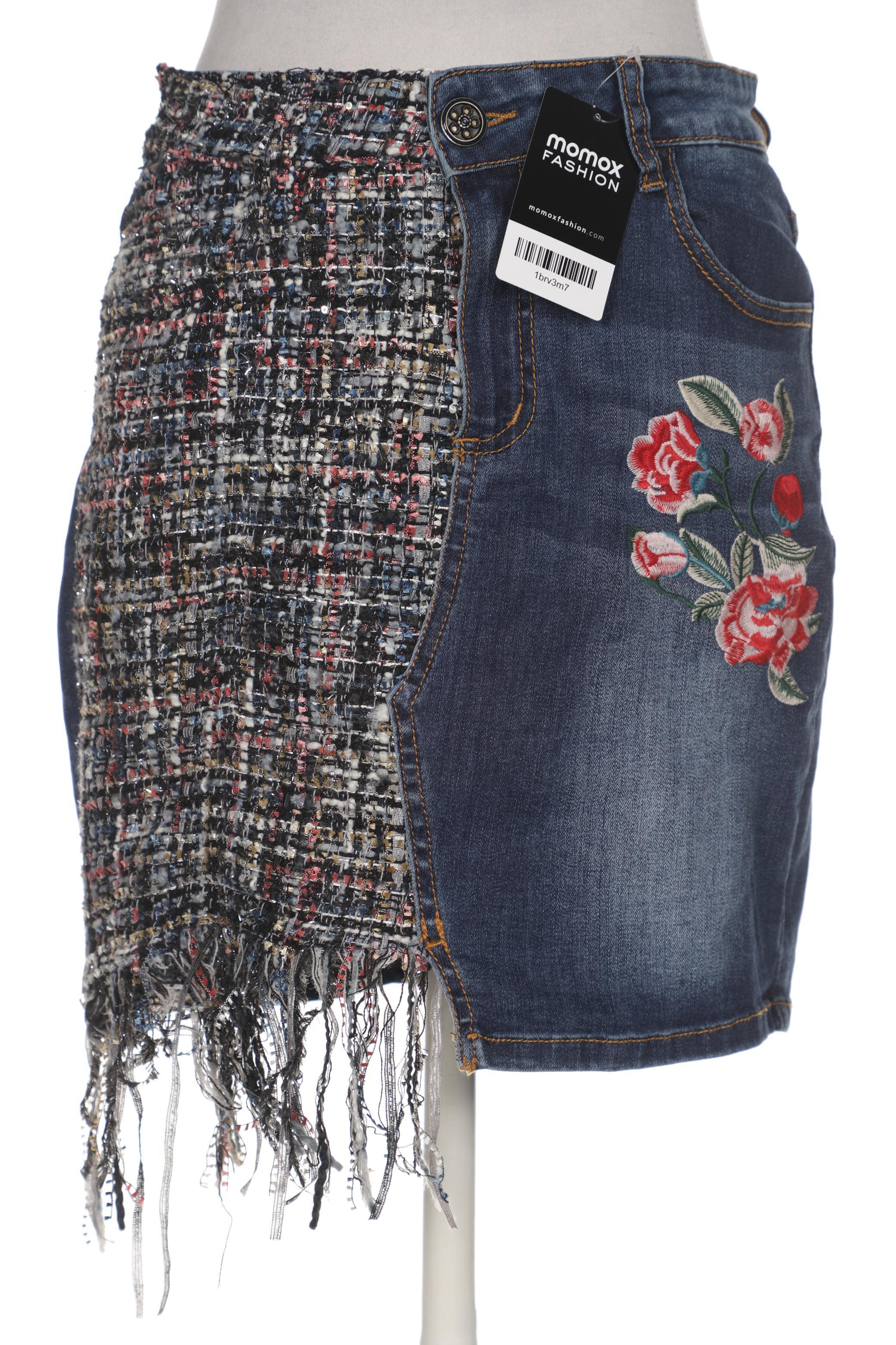 

Desigual Damen Rock, marineblau, Gr. 28