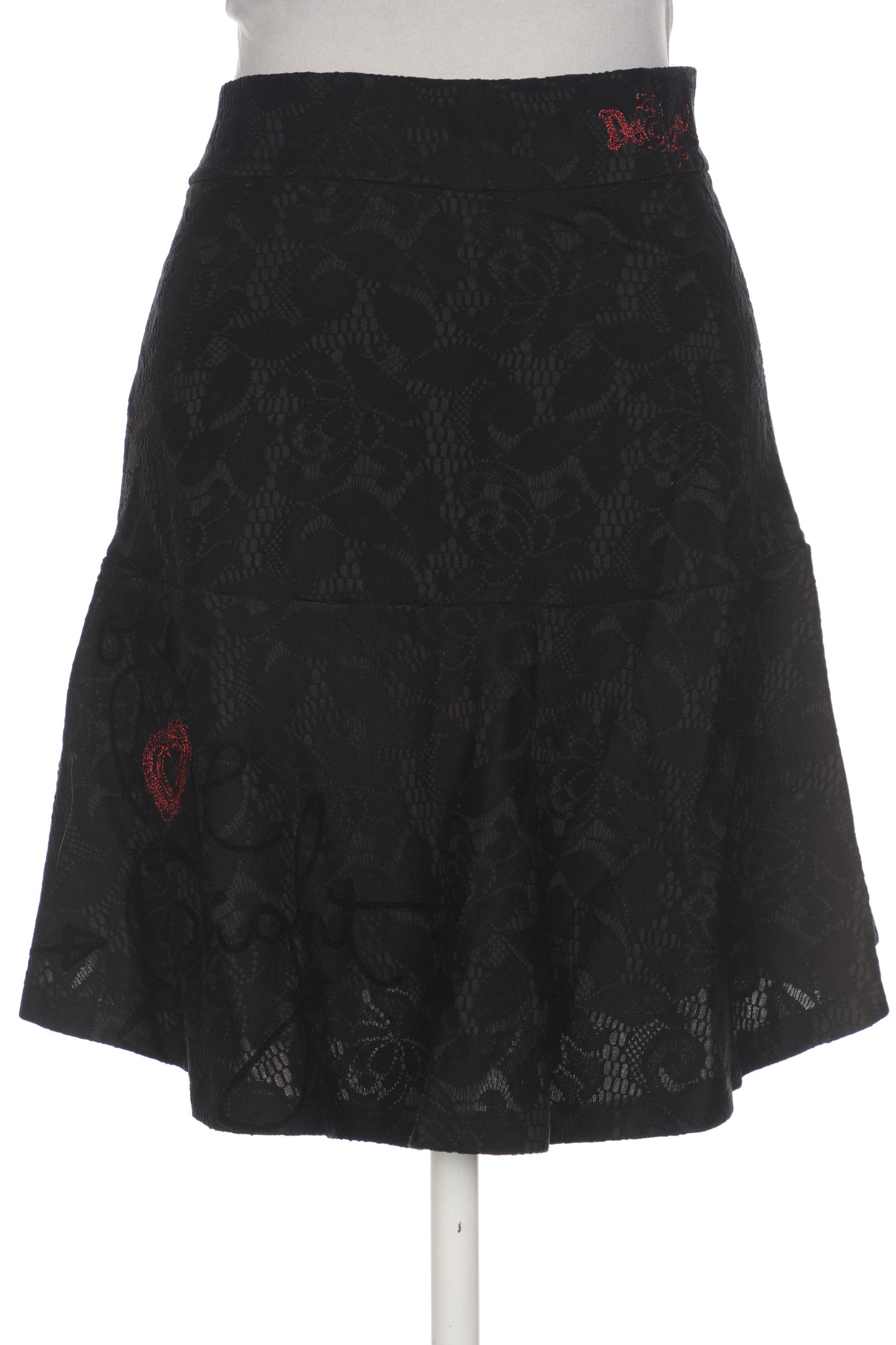 

Desigual Damen Rock, schwarz, Gr. 38