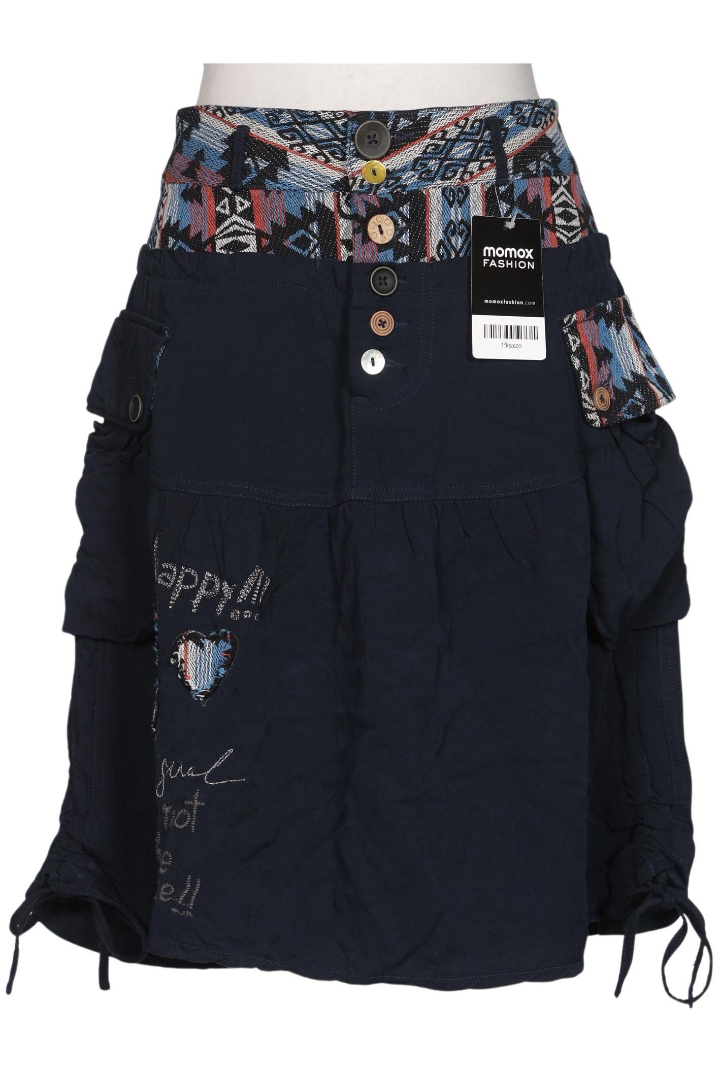 

Desigual Damen Rock, marineblau, Gr. 38