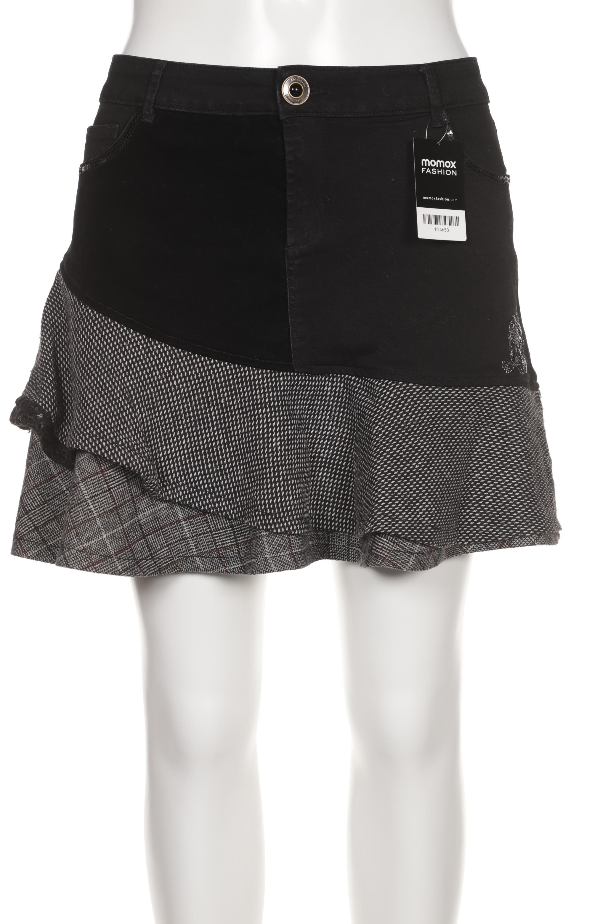 

Desigual Damen Rock, schwarz, Gr. 44