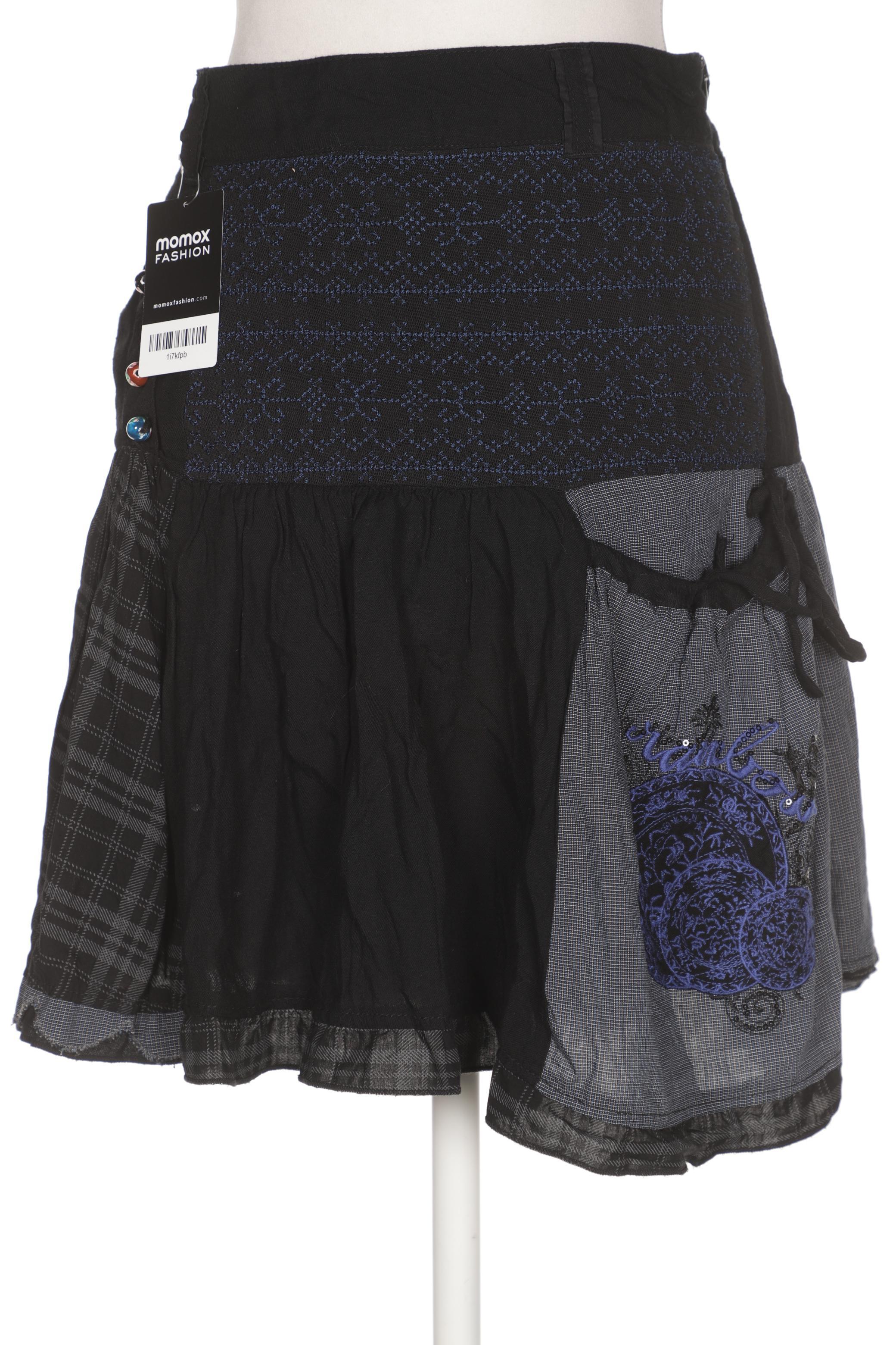 

Desigual Damen Rock, schwarz, Gr. 38