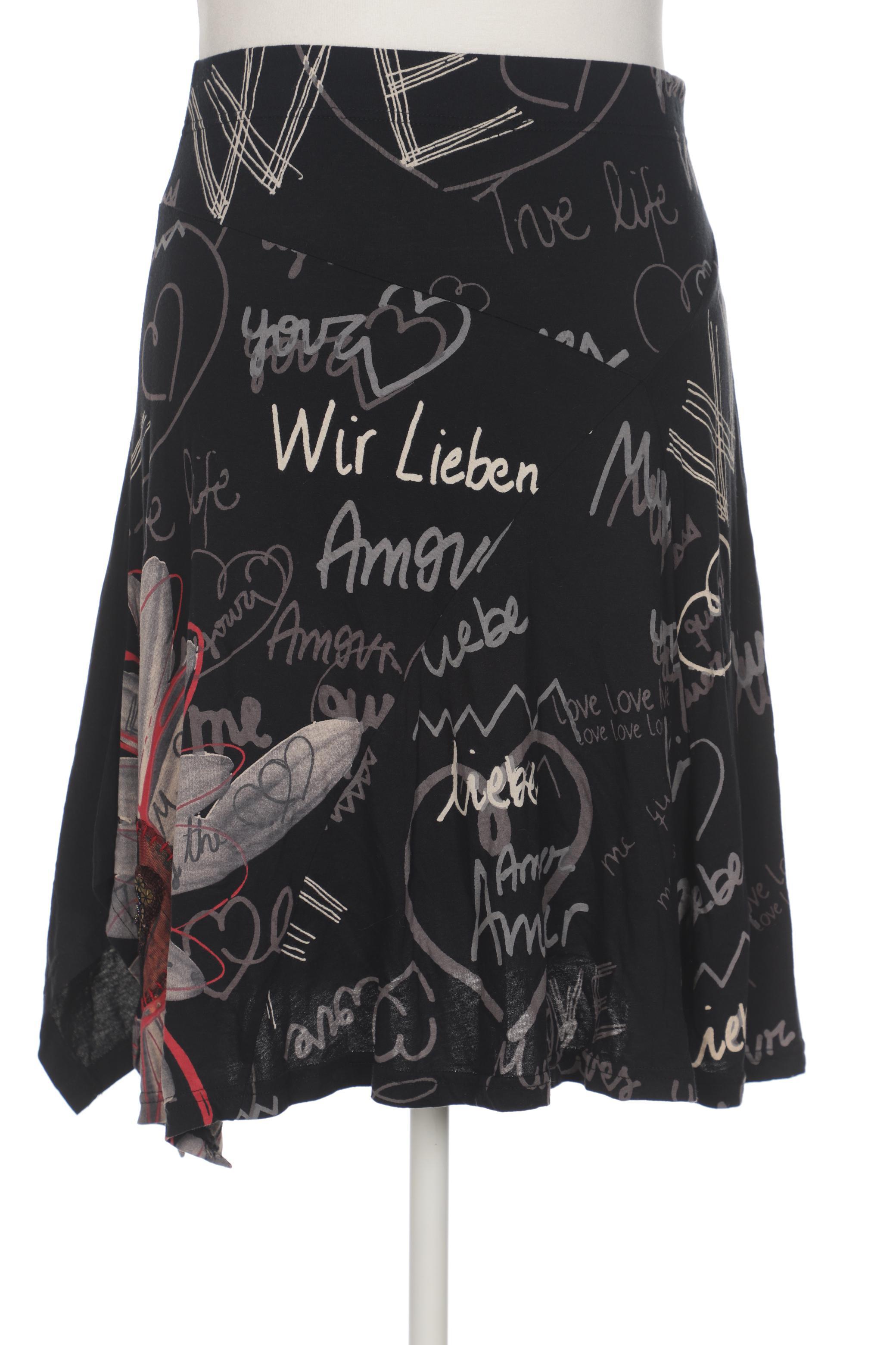 

Desigual Damen Rock, schwarz, Gr. 42