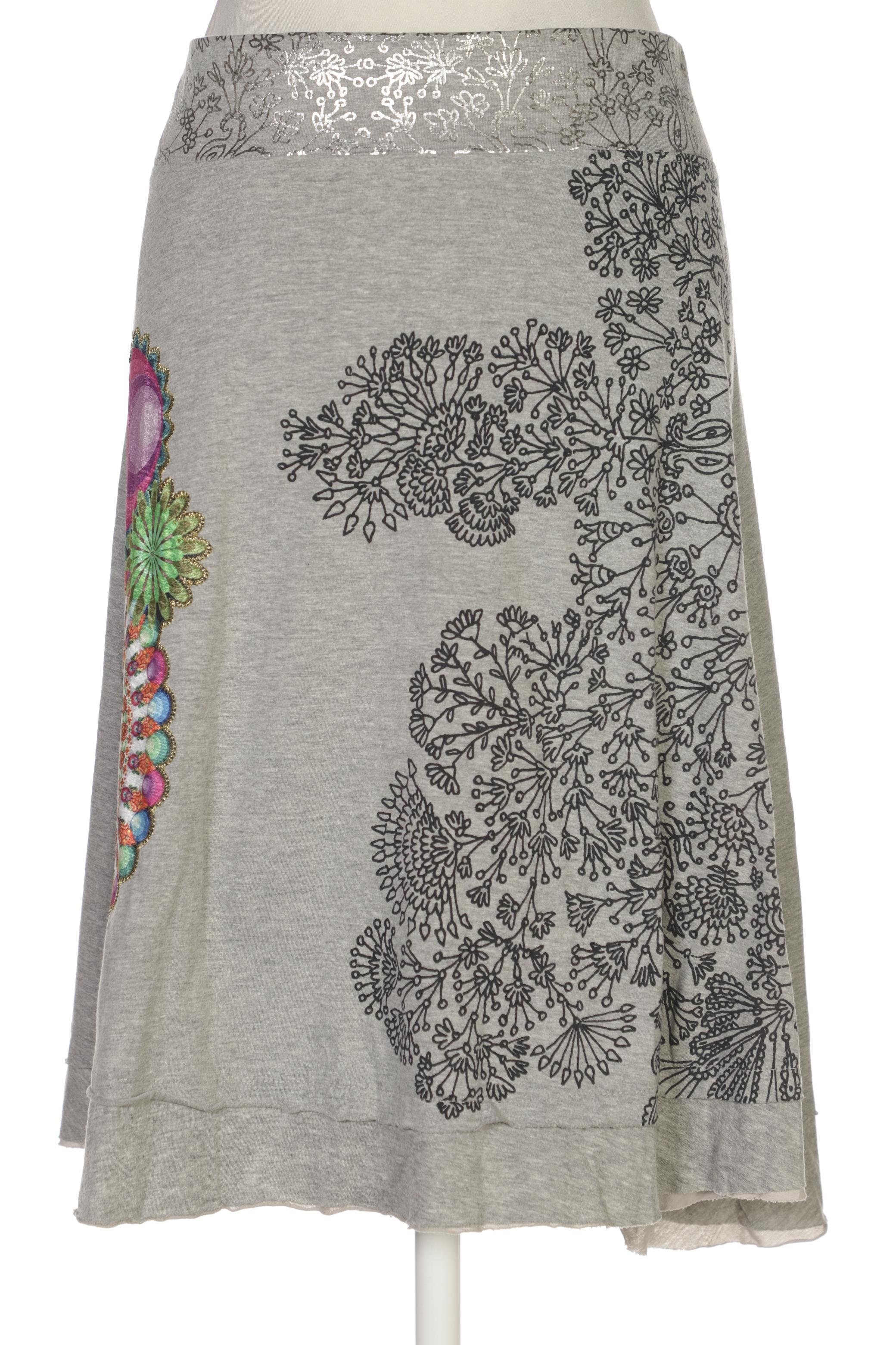 

Desigual Damen Rock, grau, Gr. 38