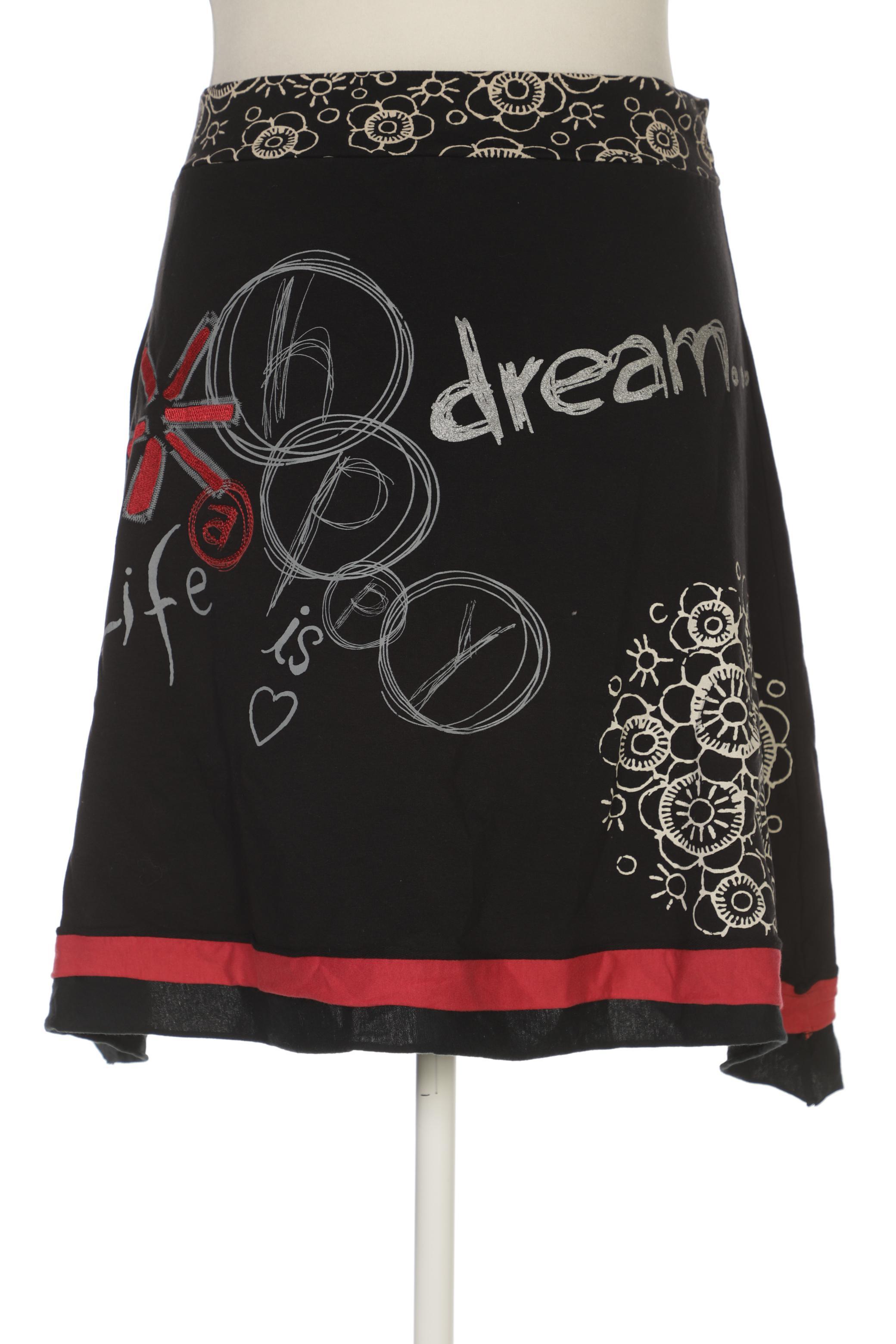 

Desigual Damen Rock, schwarz, Gr. 44