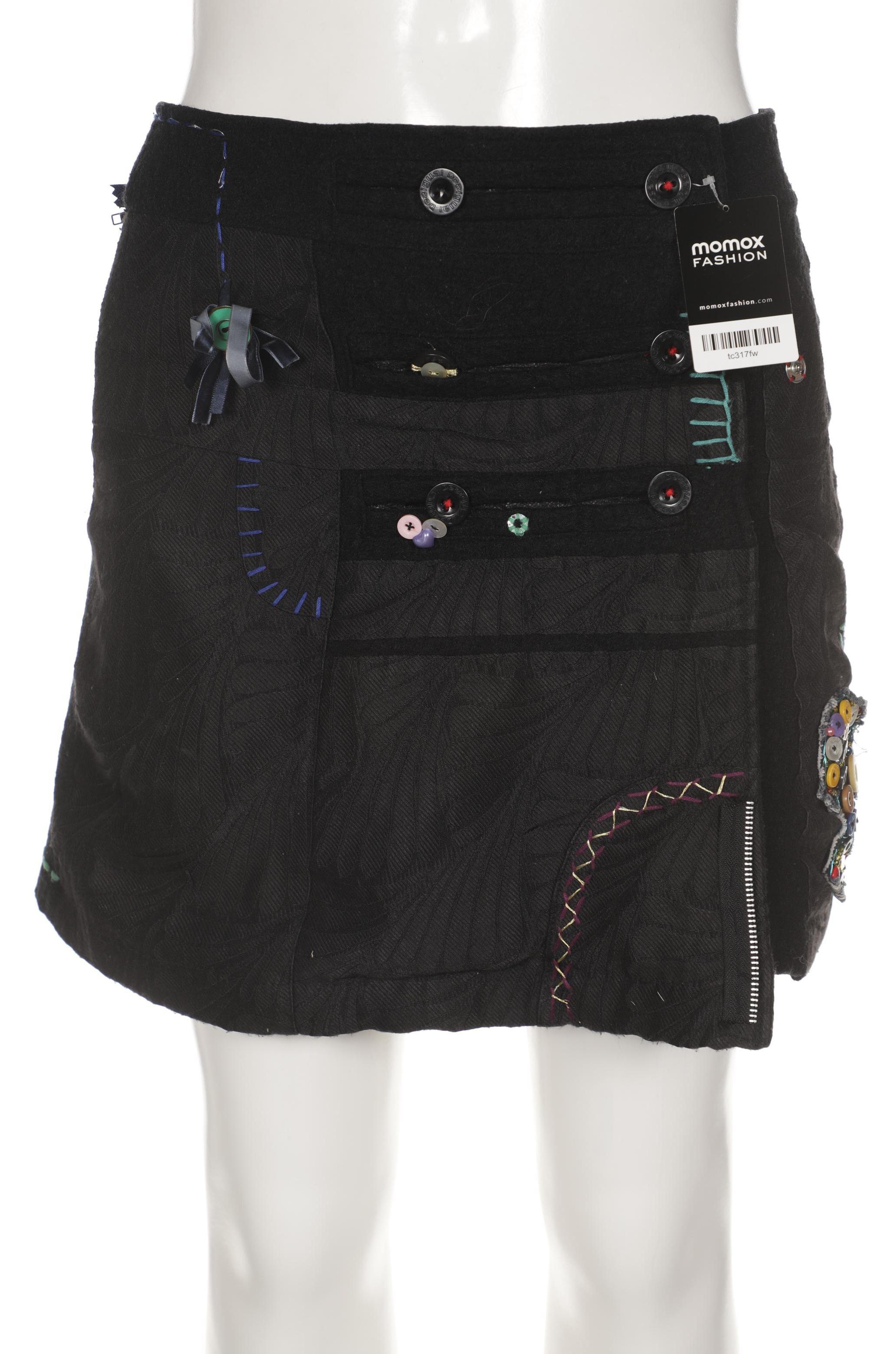 

Desigual Damen Rock, schwarz, Gr. 42