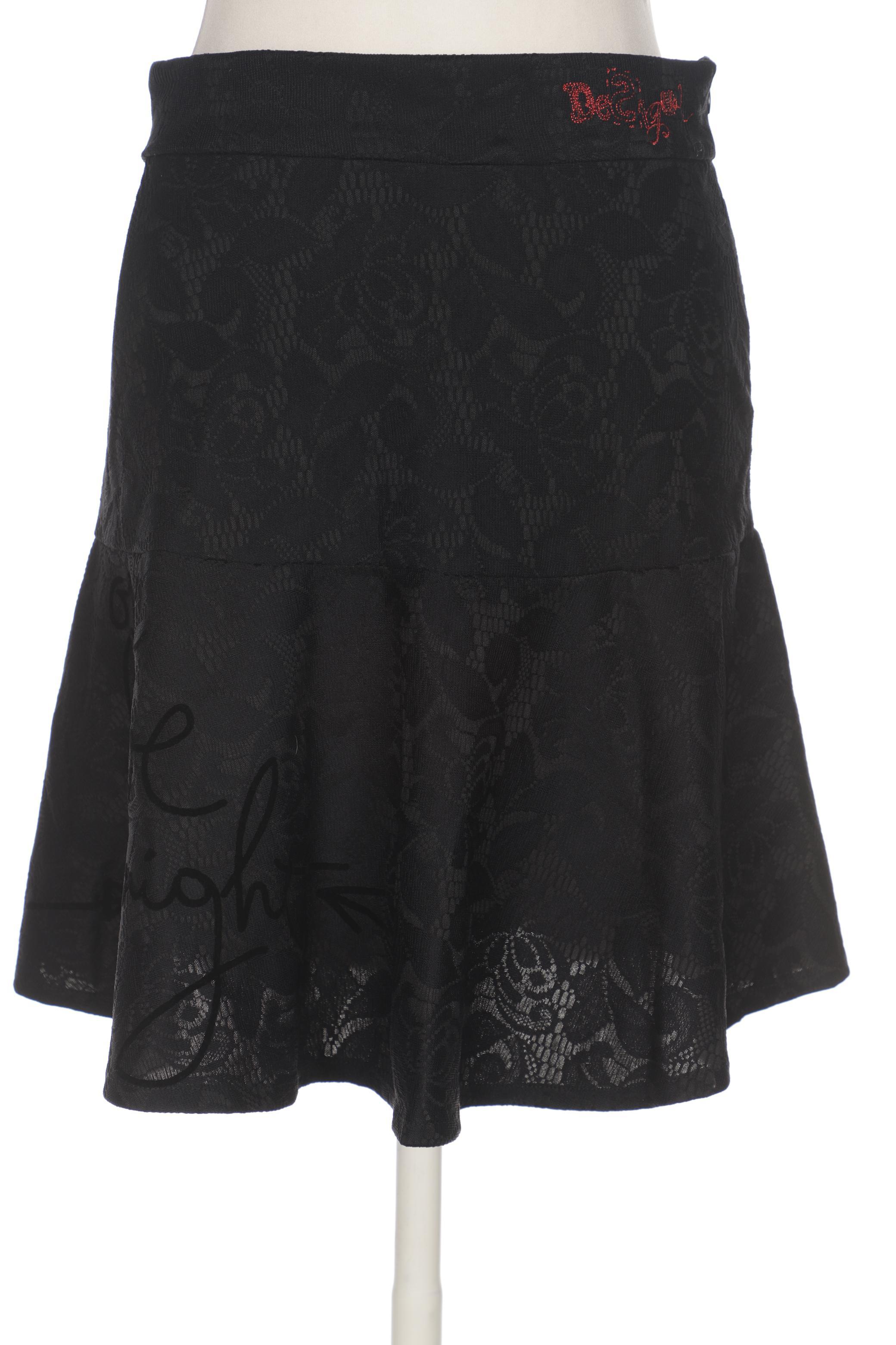 

Desigual Damen Rock, schwarz, Gr. 38