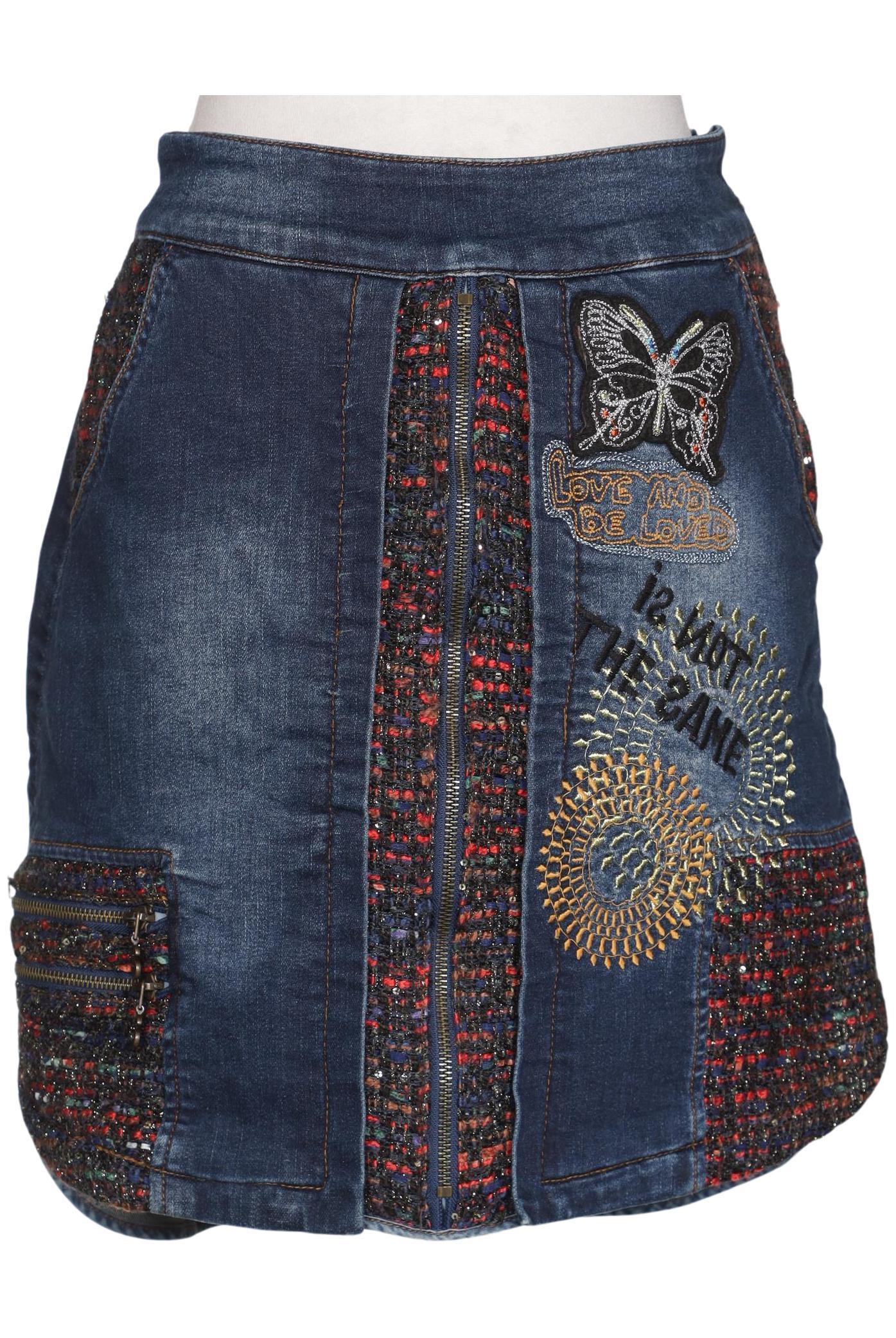 

Desigual Damen Rock, blau, Gr. 40