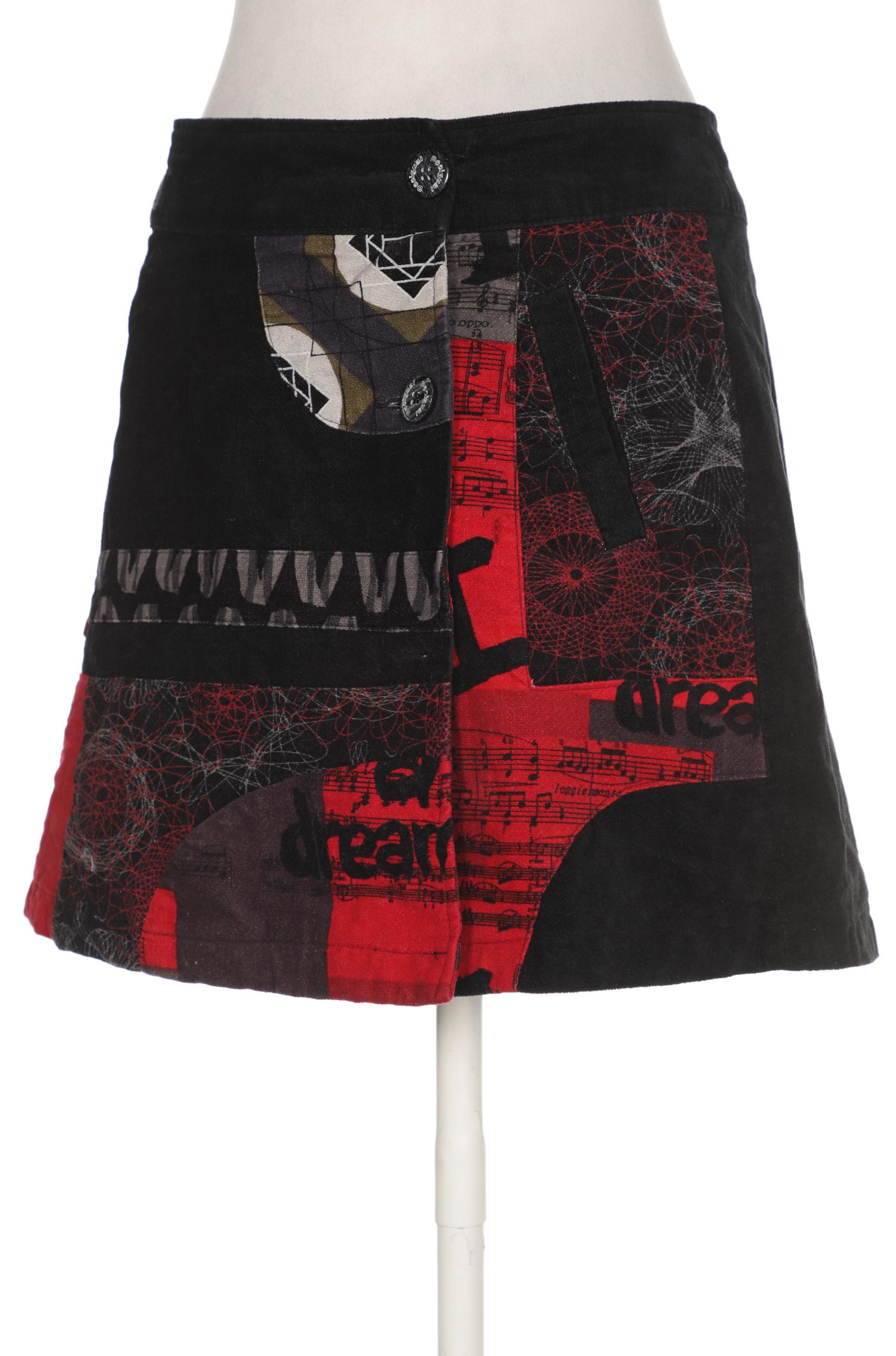 

Desigual Damen Rock, schwarz, Gr. 40