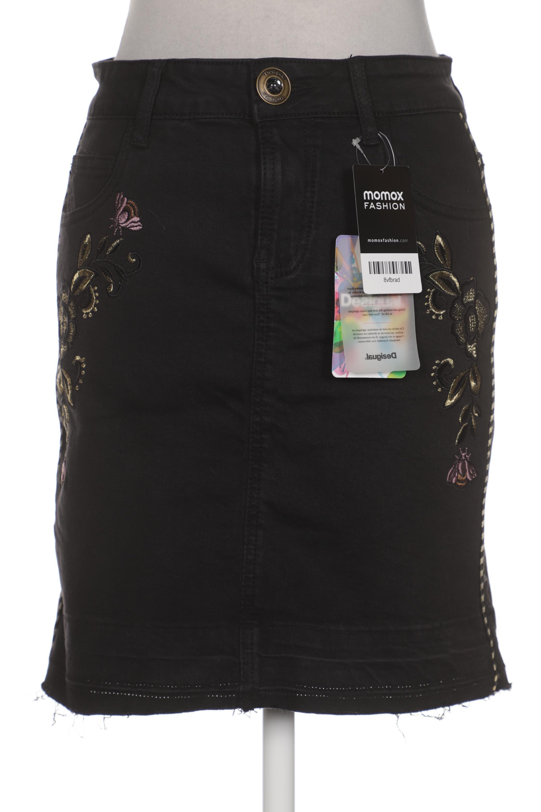 

Desigual Damen Rock, schwarz, Gr. 26