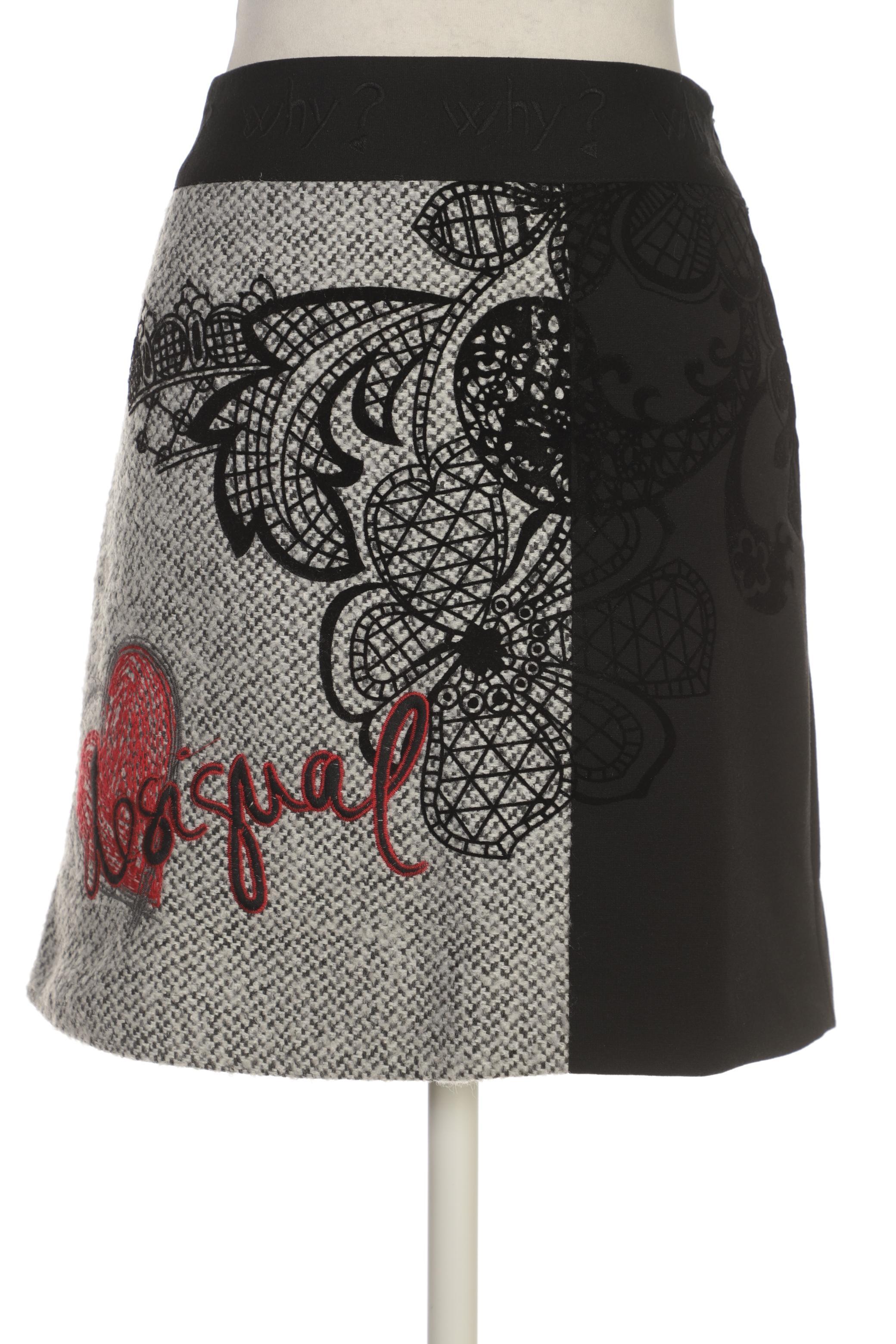 

Desigual Damen Rock, schwarz, Gr. 36
