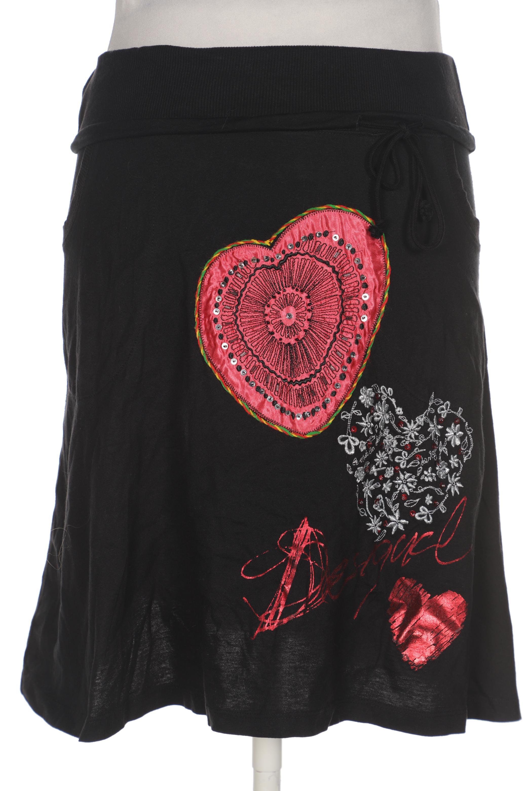 

Desigual Damen Rock, schwarz, Gr. 42