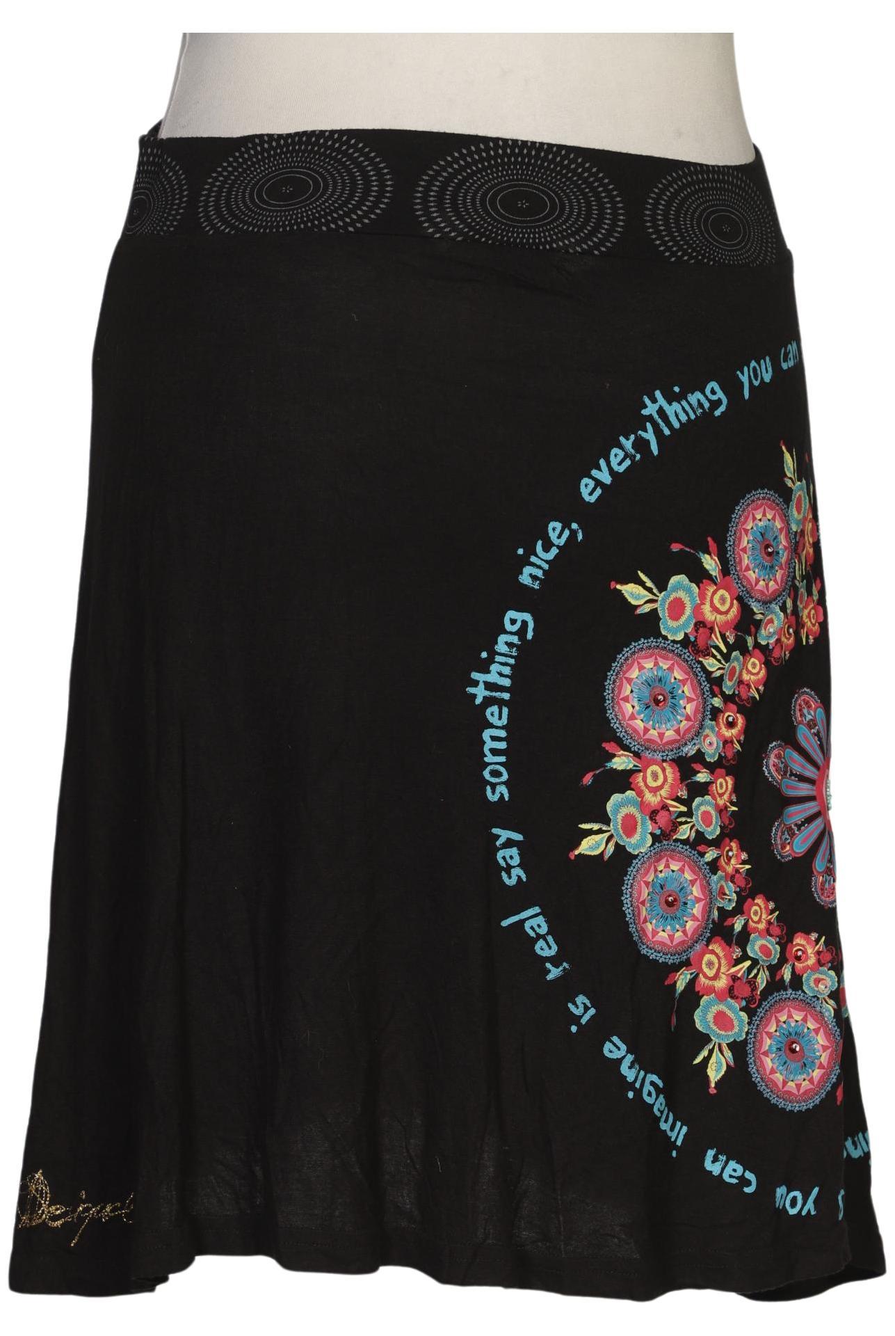 

Desigual Damen Rock, schwarz, Gr. 42