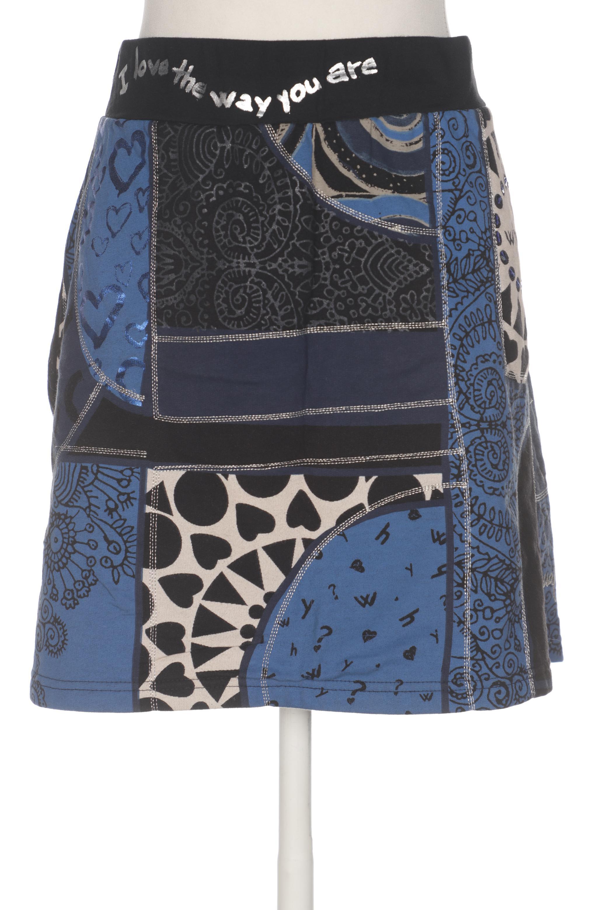 

Desigual Damen Rock, marineblau, Gr. 38
