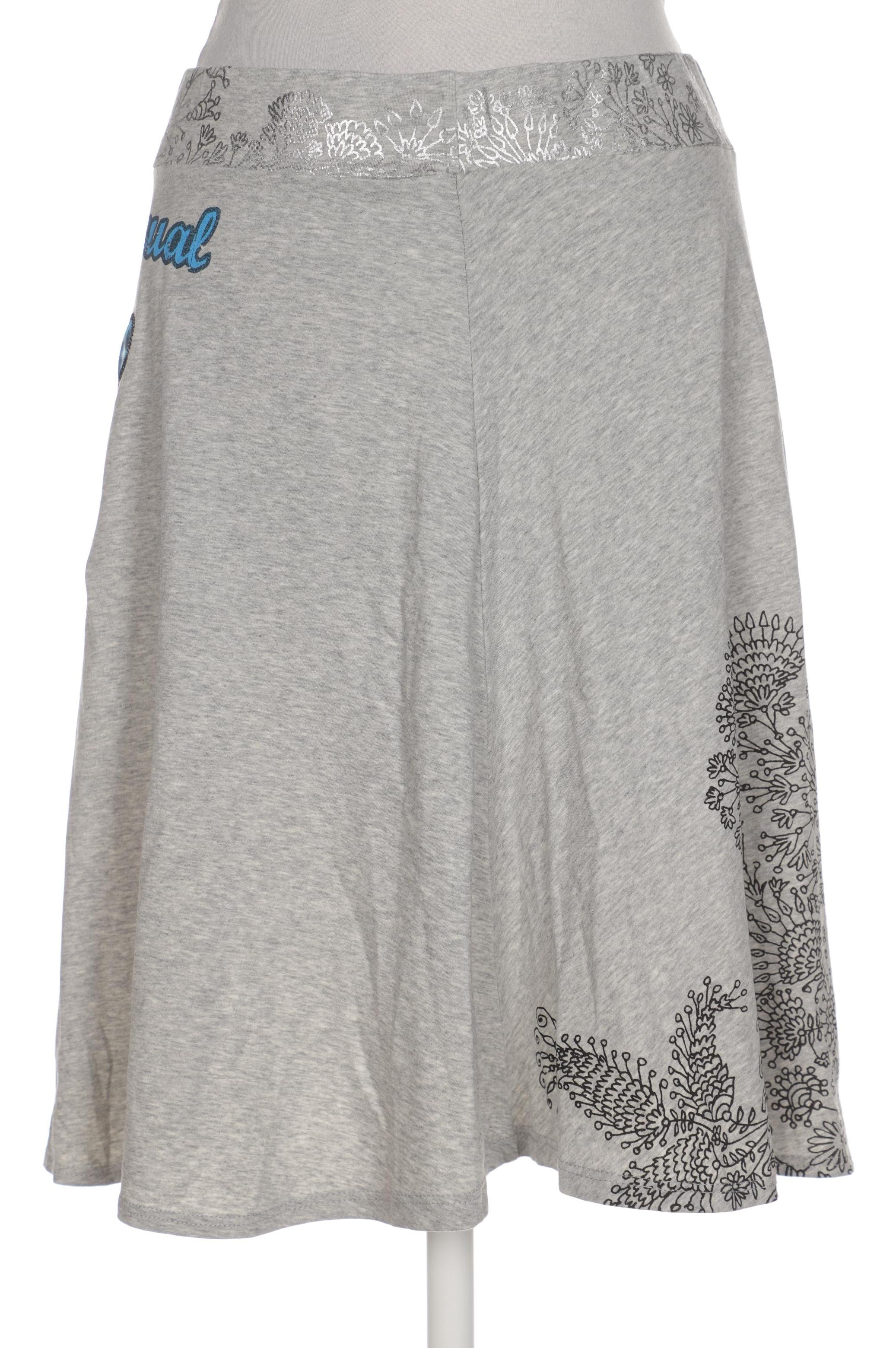 

Desigual Damen Rock, grau, Gr. 38