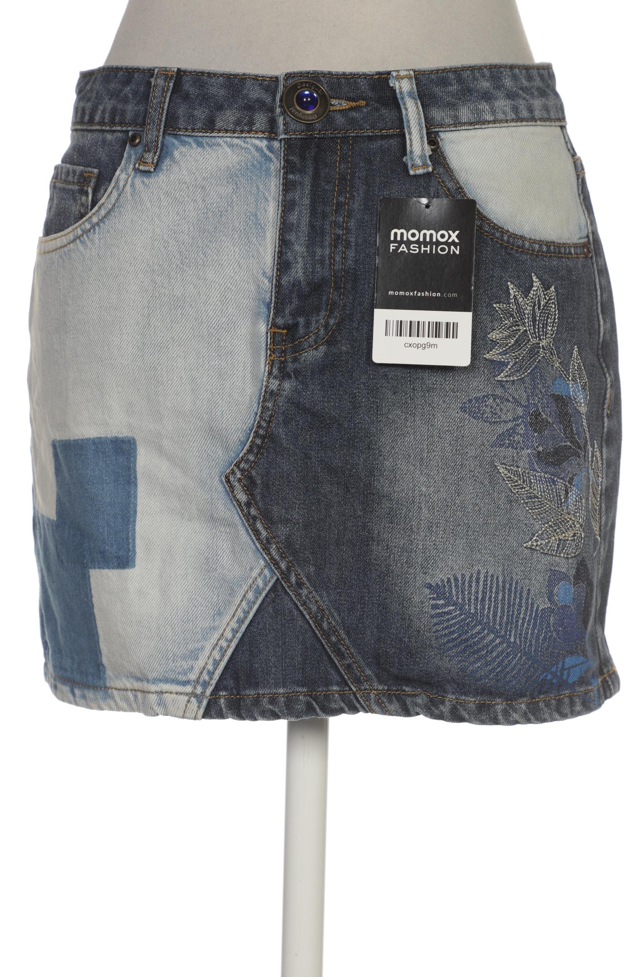 

Desigual Damen Rock, blau, Gr. 34