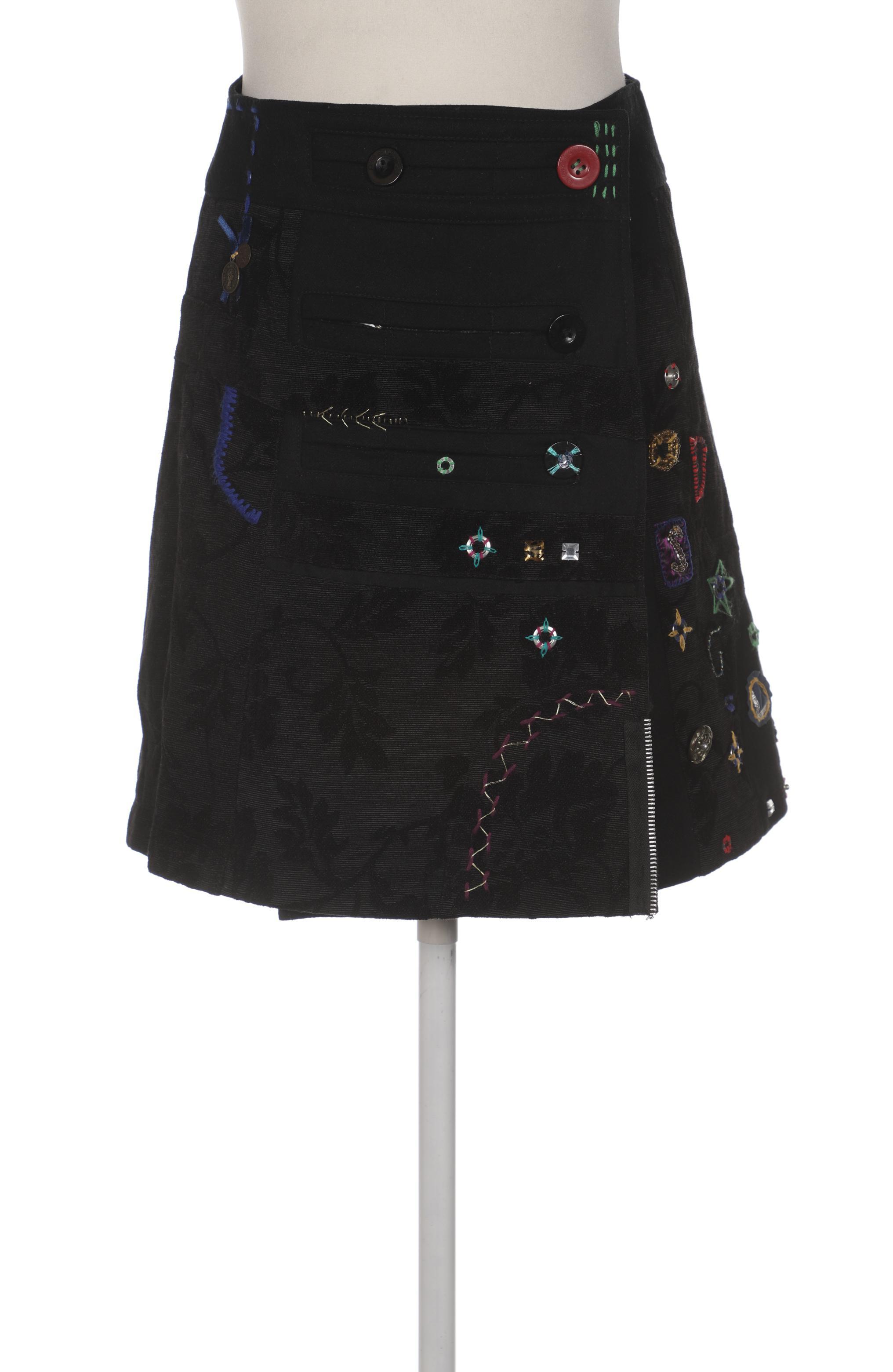 

Desigual Damen Rock, schwarz, Gr. 36