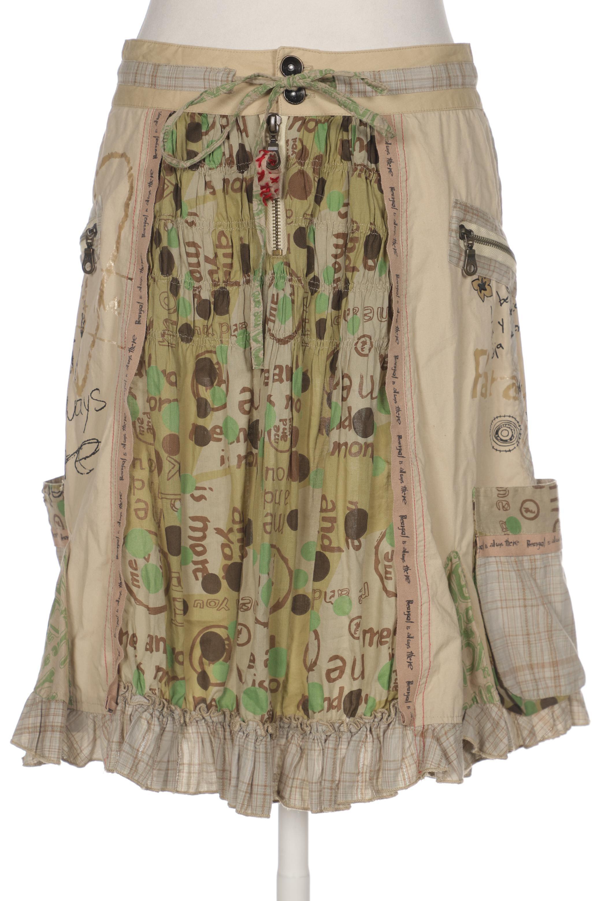 

Desigual Damen Rock, beige, Gr. 34