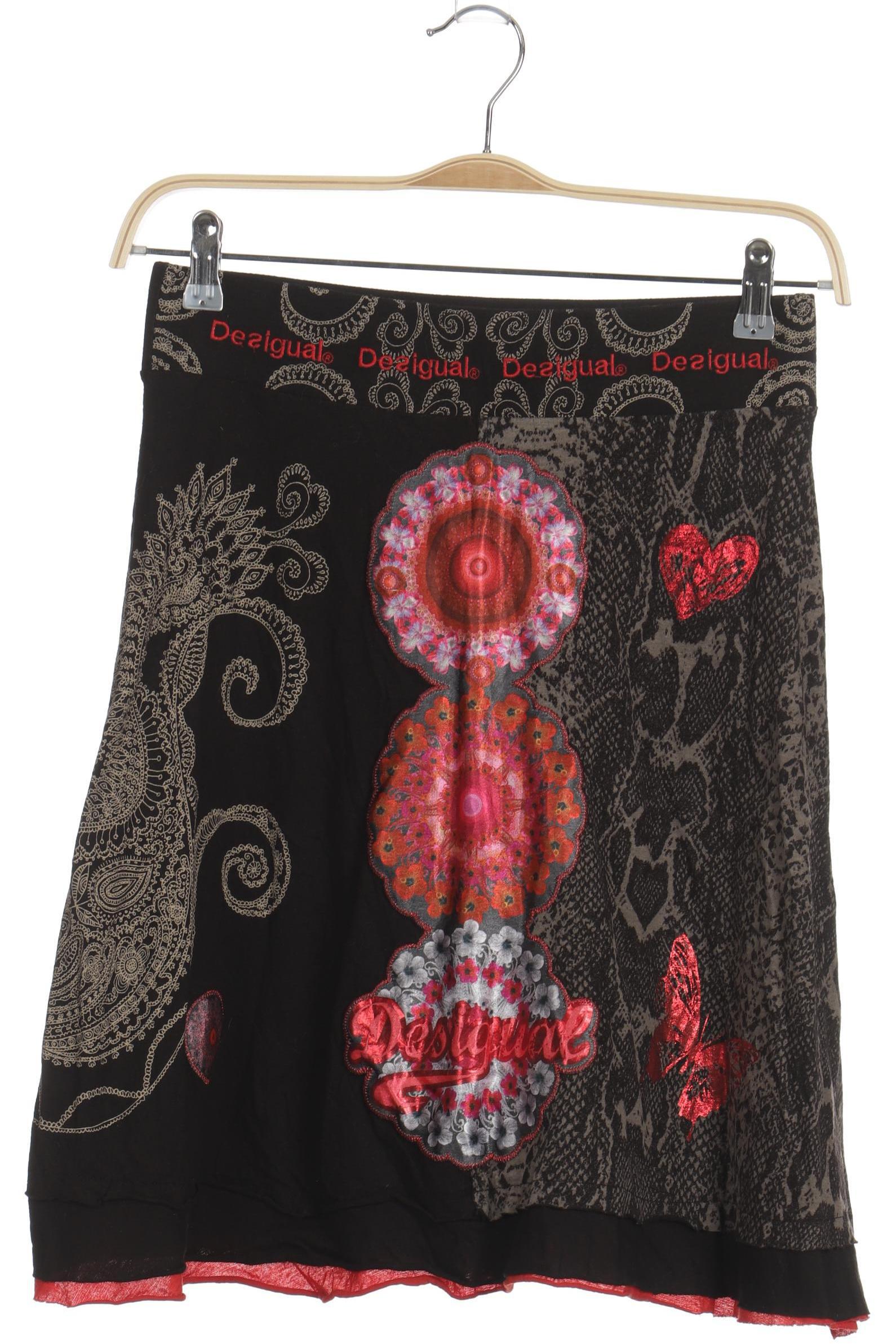

Desigual Damen Rock, schwarz, Gr.