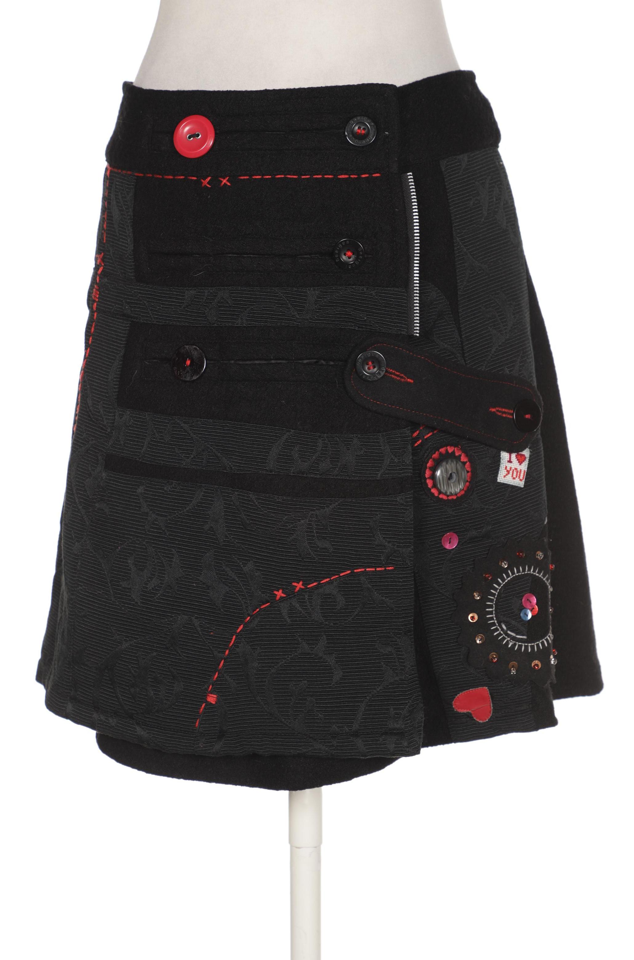 

Desigual Damen Rock, schwarz, Gr. 40