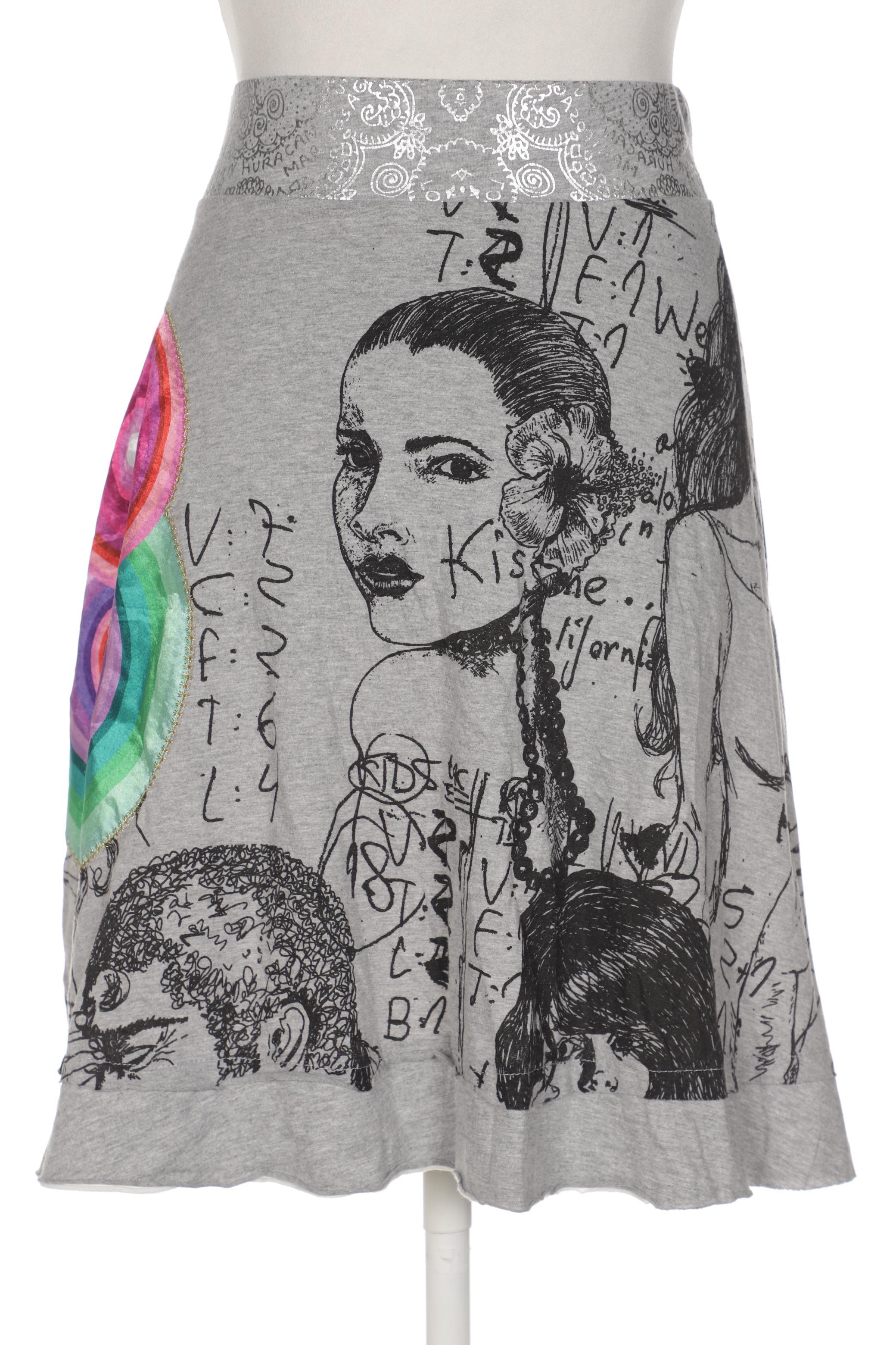 

Desigual Damen Rock, grau, Gr. 38