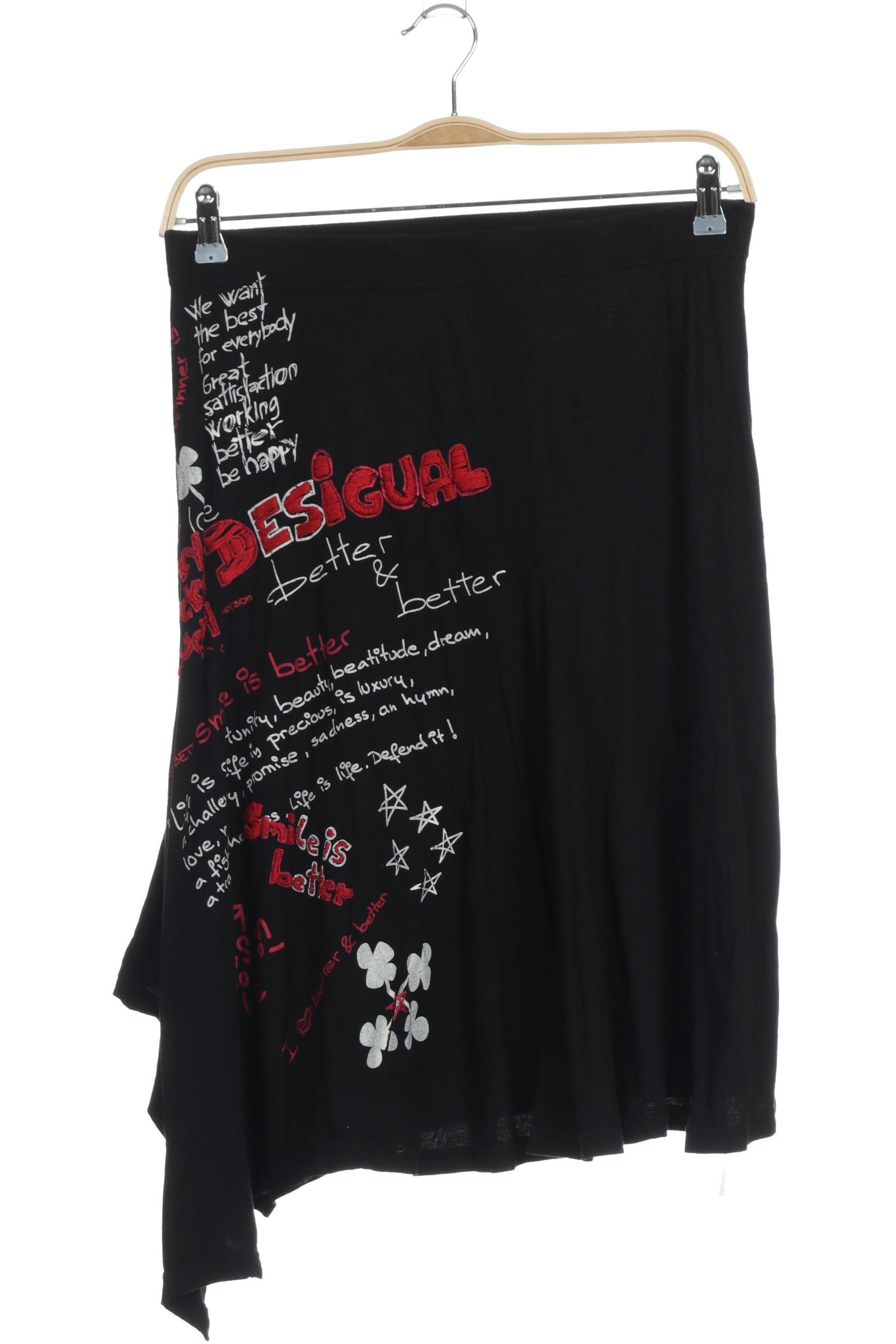 

Desigual Damen Rock, schwarz, Gr.
