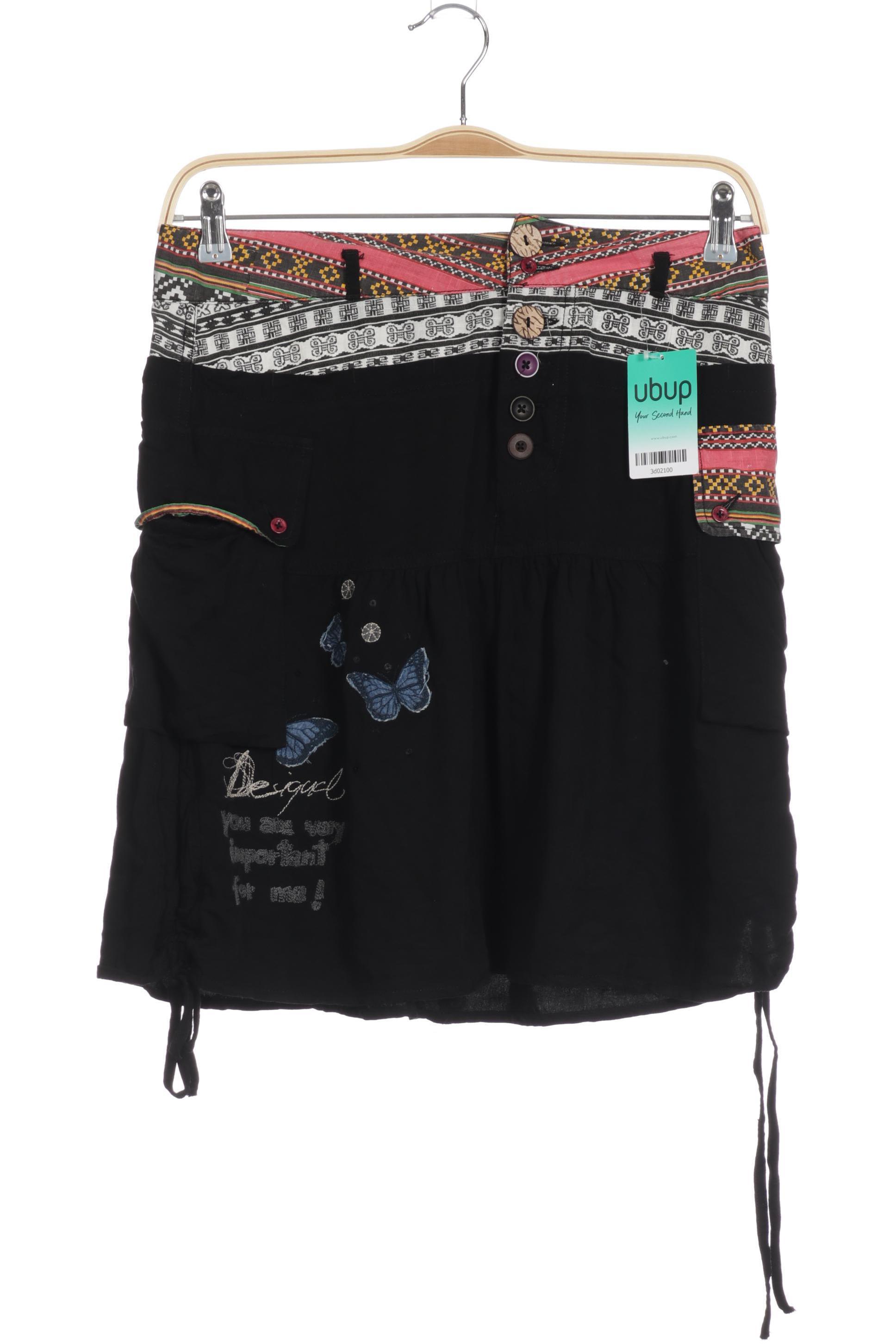 

Desigual Damen Rock, schwarz, Gr. 40
