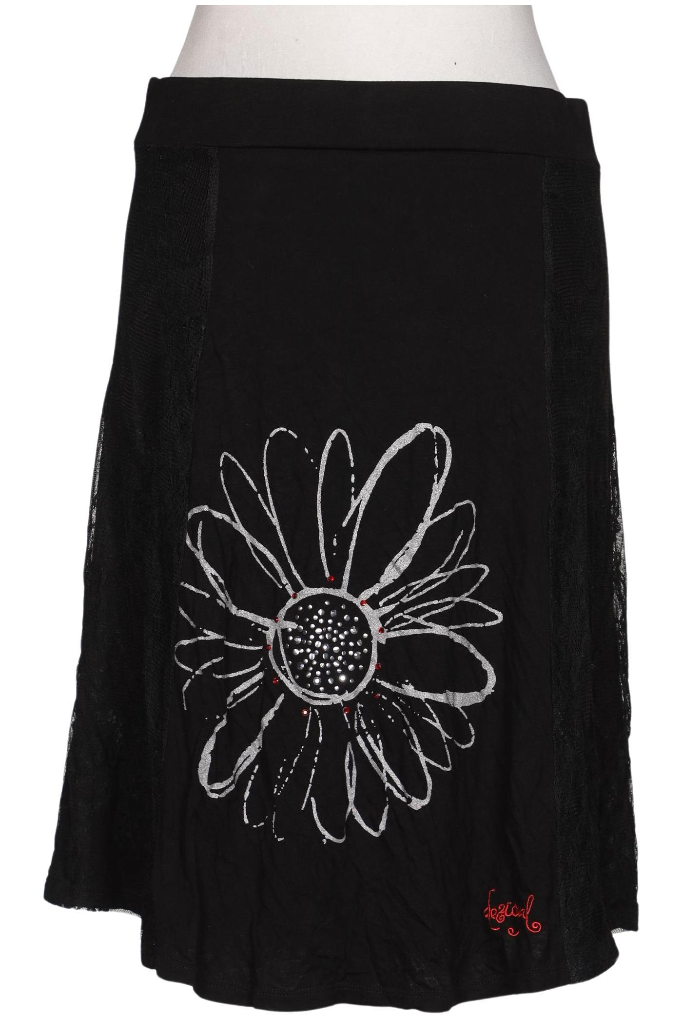

Desigual Damen Rock, schwarz, Gr. 38