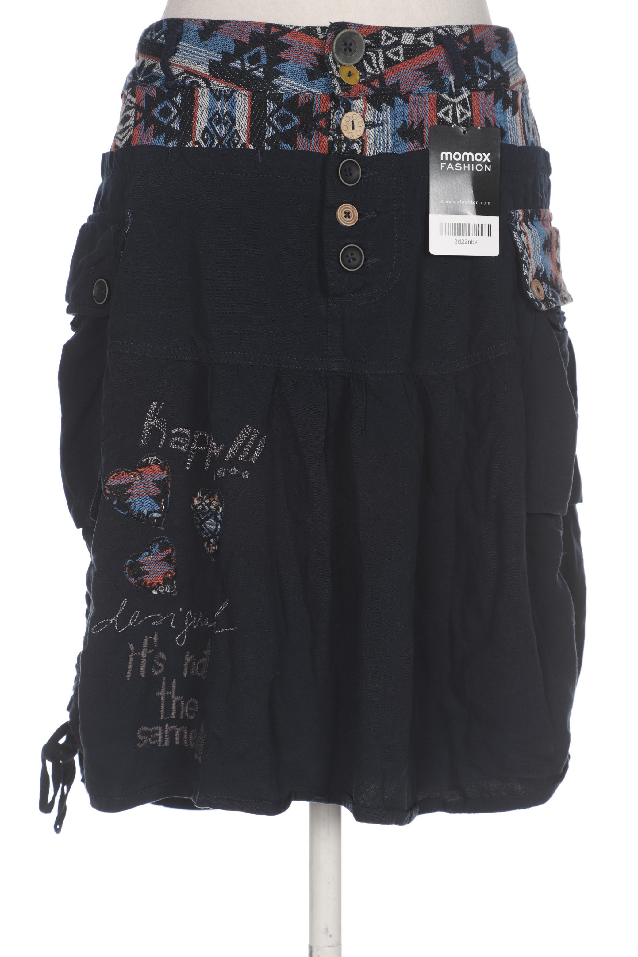 

Desigual Damen Rock, marineblau, Gr. 40