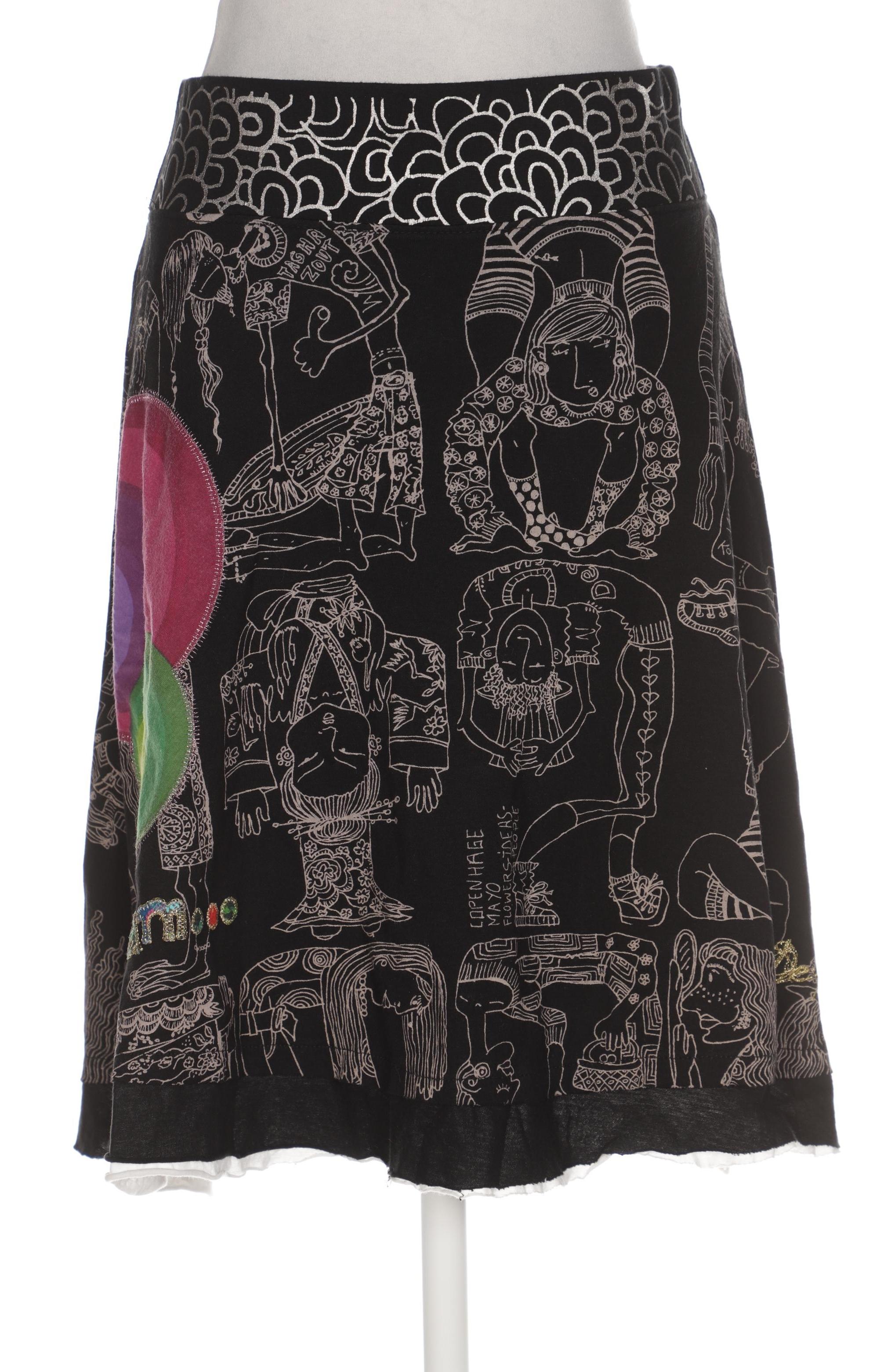

Desigual Damen Rock, schwarz, Gr. 36