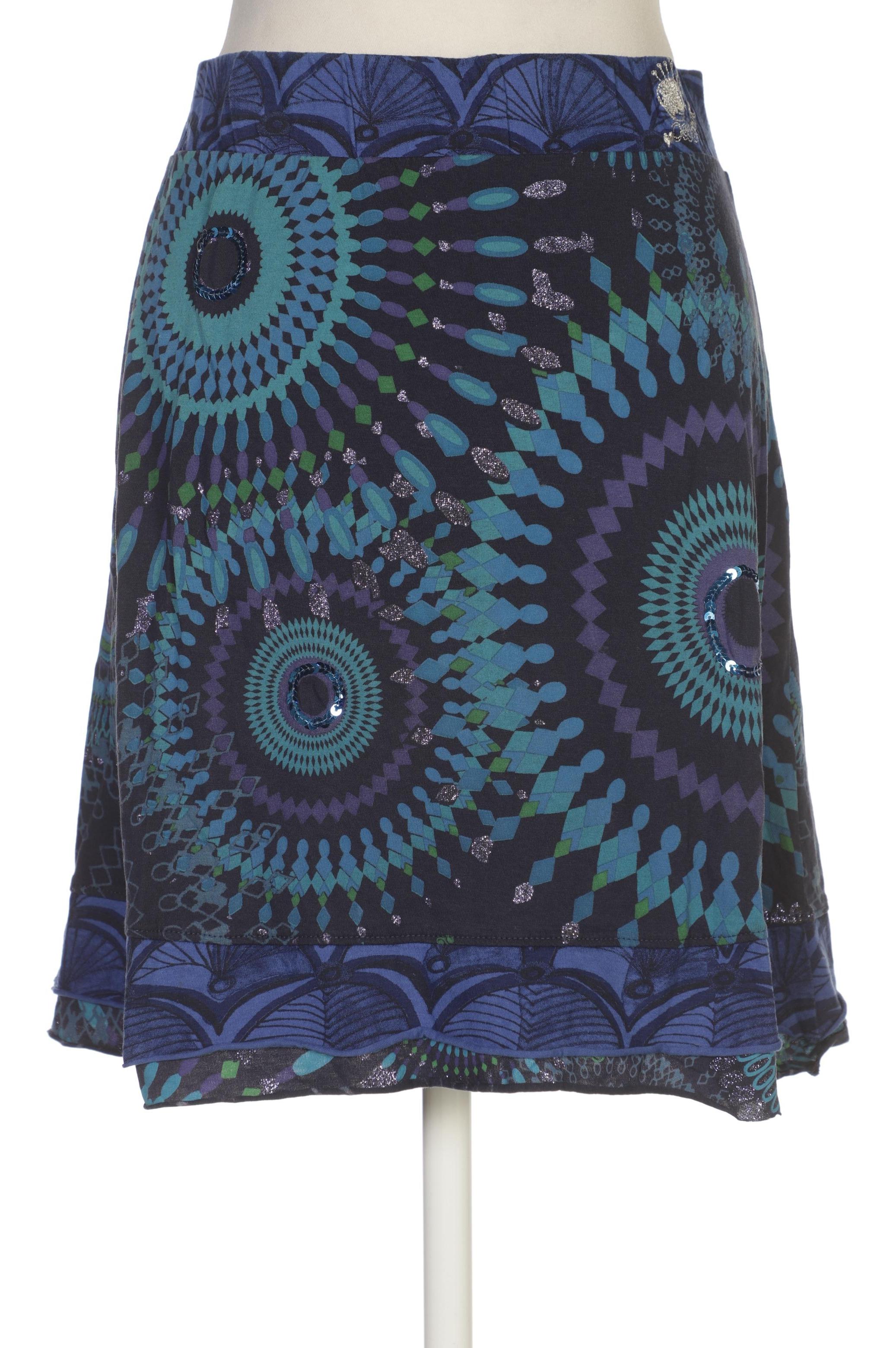 

Desigual Damen Rock, marineblau, Gr. 38
