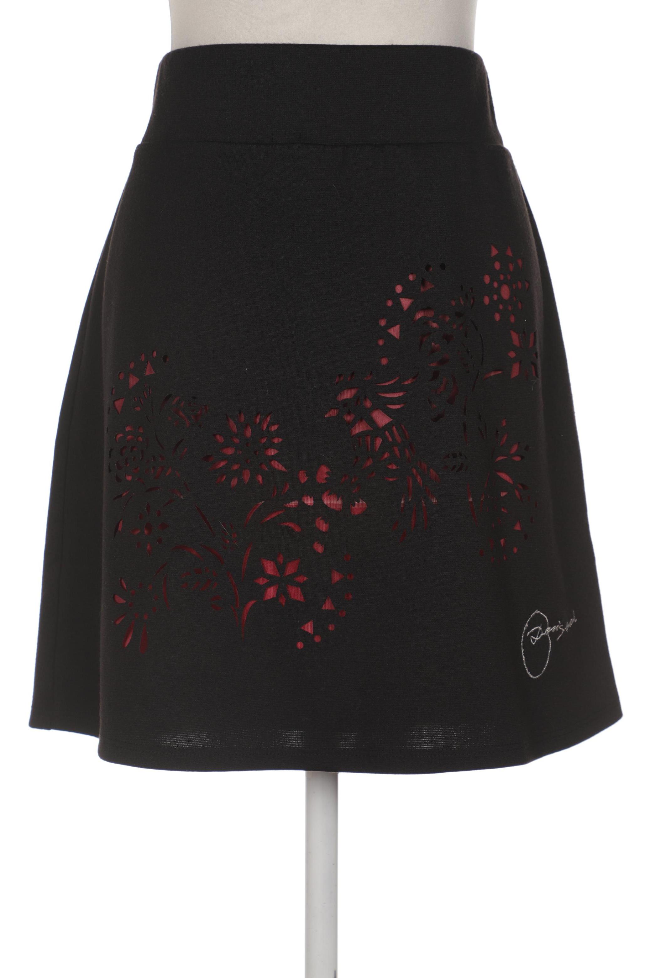 

Desigual Damen Rock, schwarz, Gr. 38