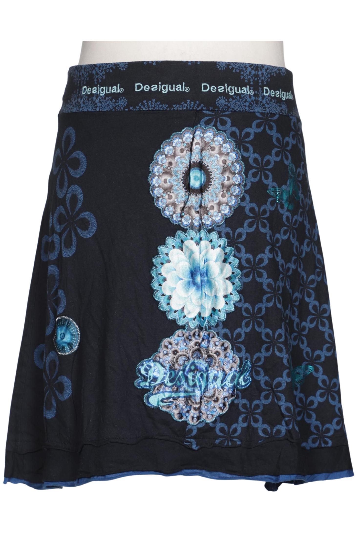 

Desigual Damen Rock, marineblau, Gr. 46