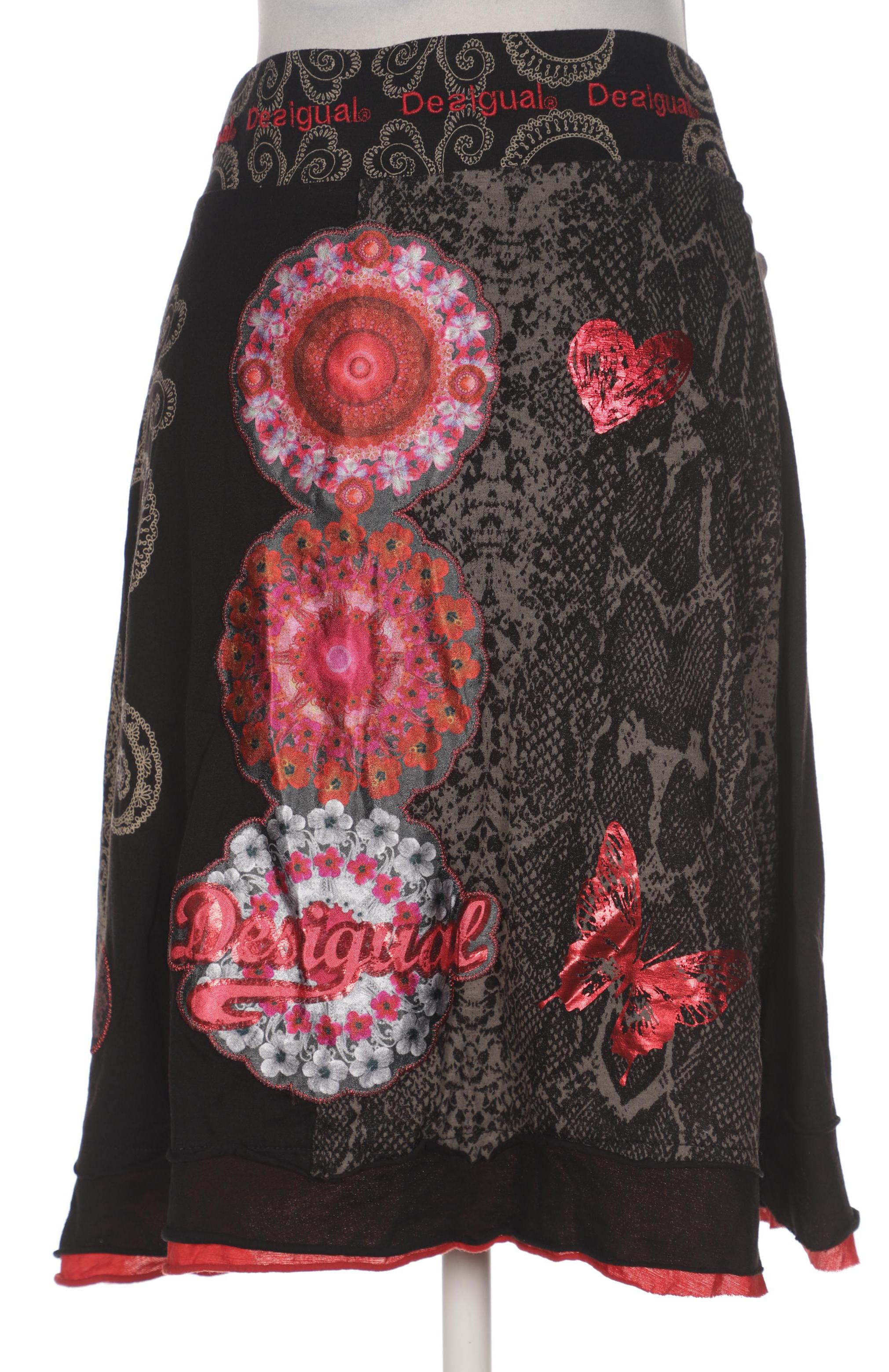 

Desigual Damen Rock, schwarz, Gr. 36