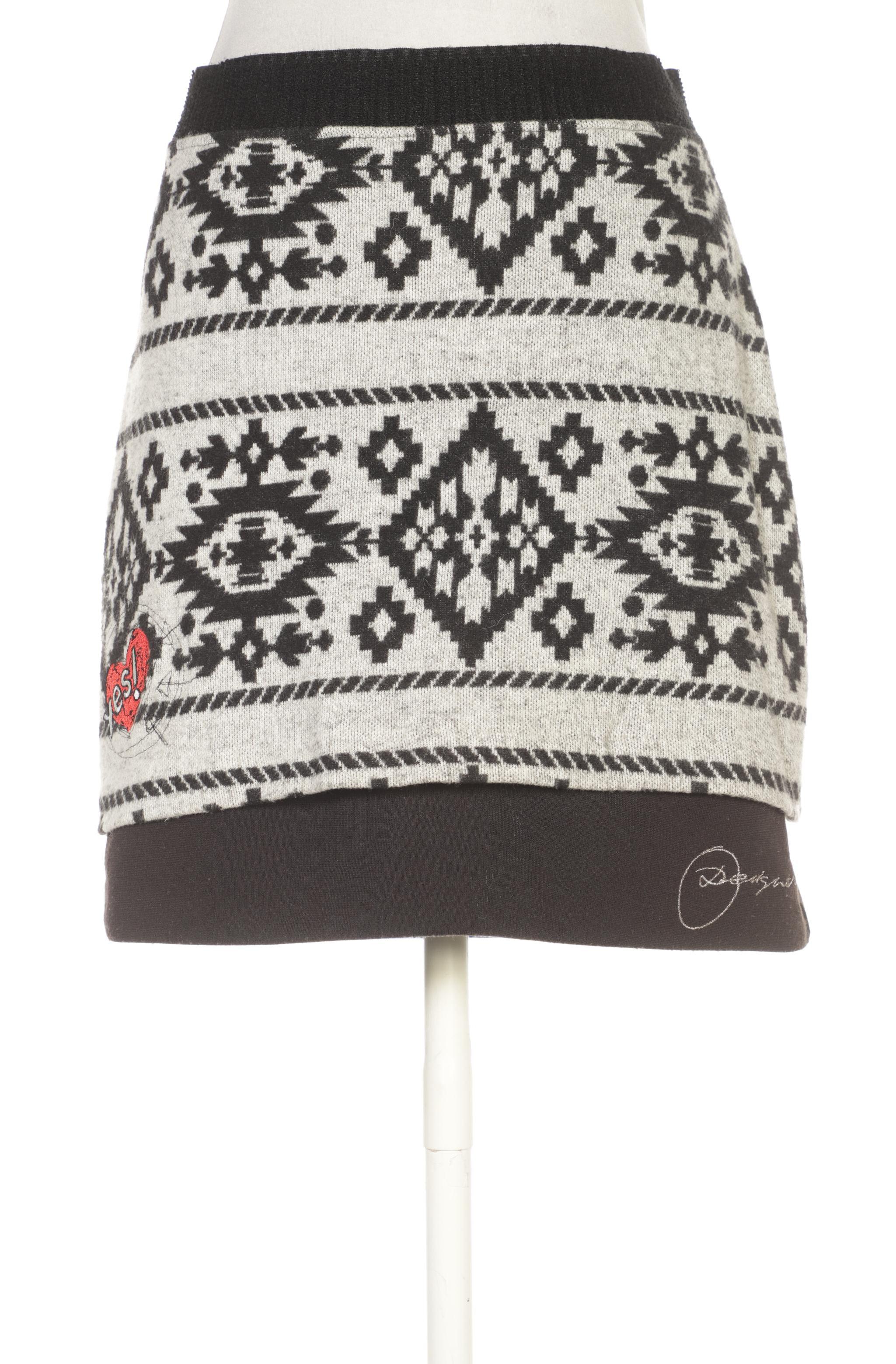 

Desigual Damen Rock, schwarz, Gr. 38
