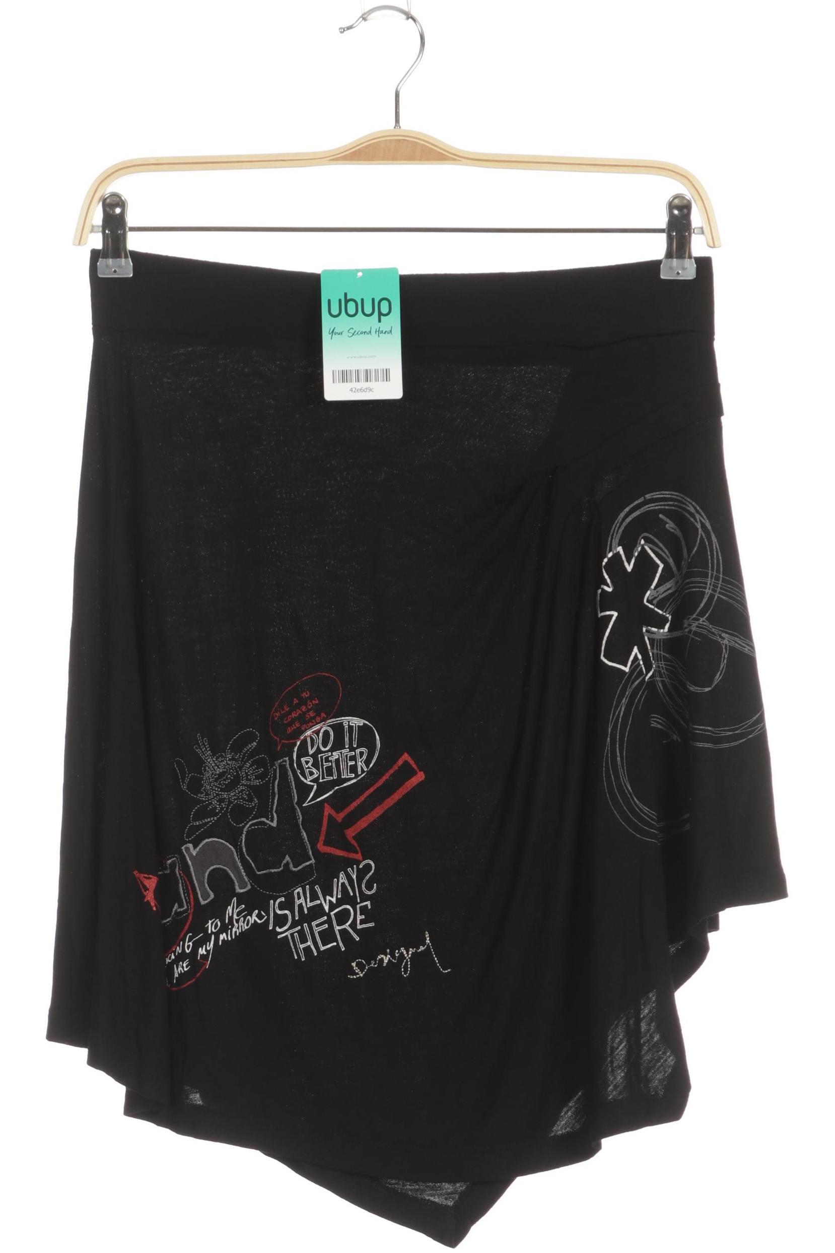 

Desigual Damen Rock, schwarz, Gr.