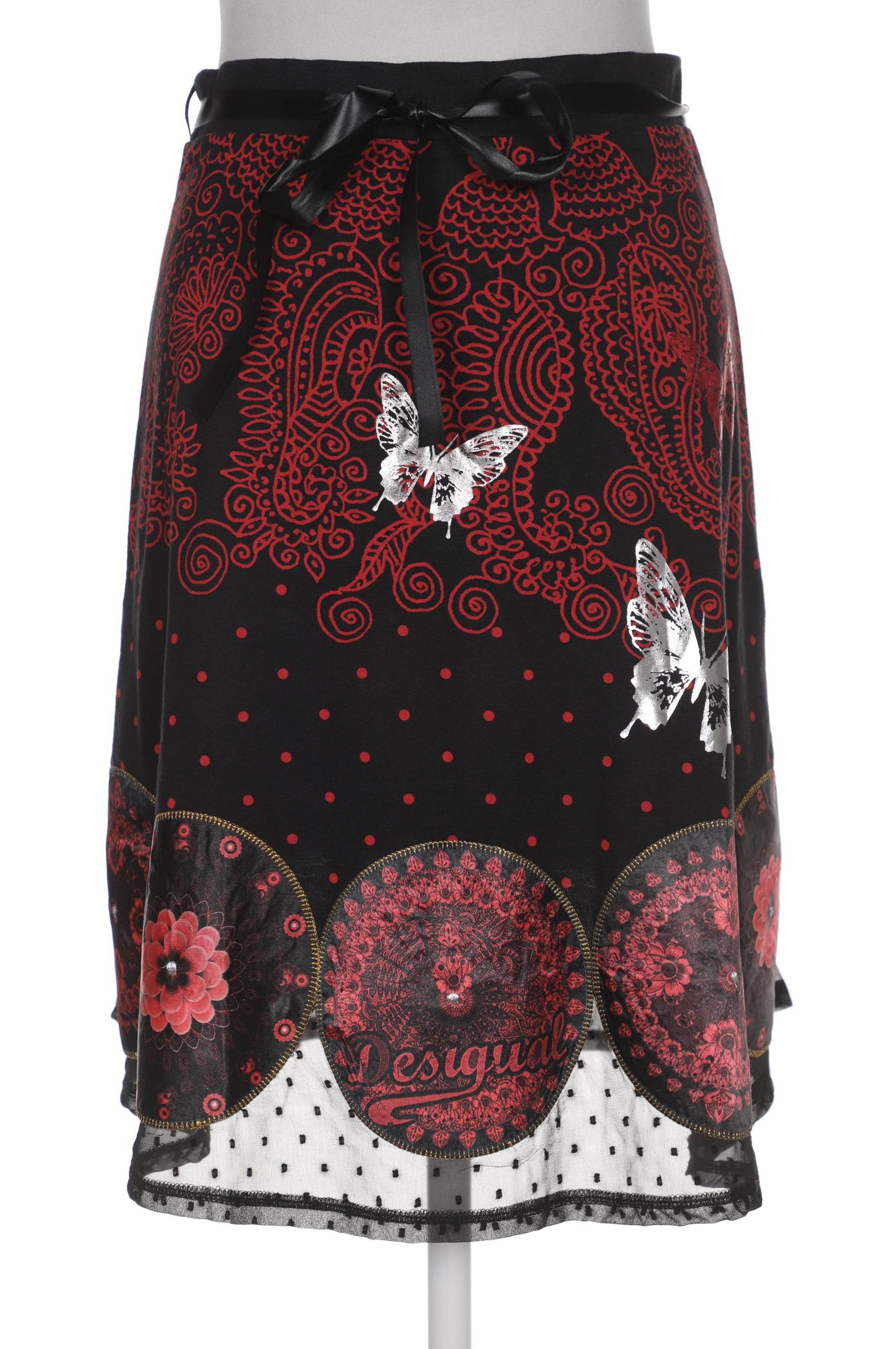 

Desigual Damen Rock, schwarz, Gr. 38