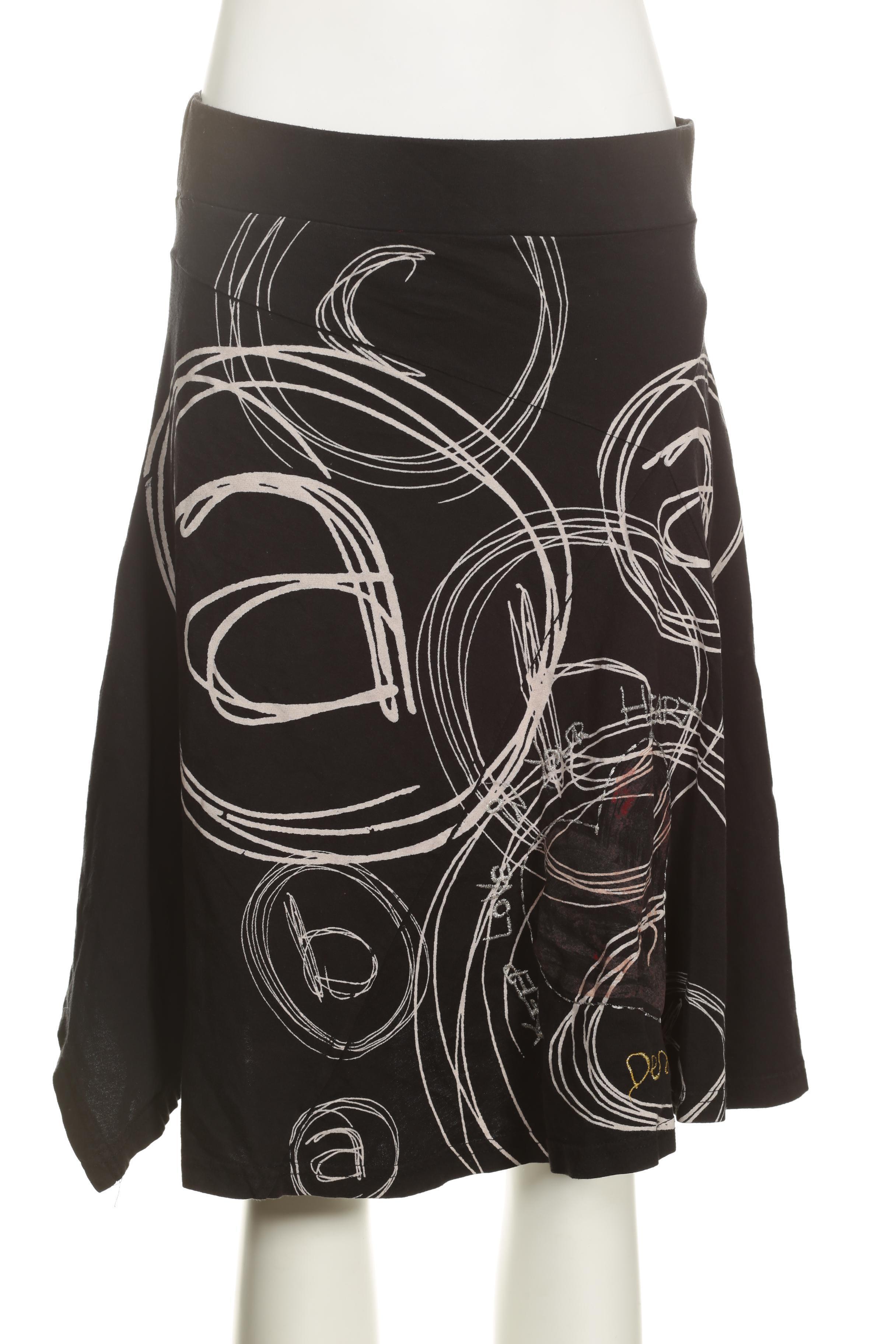 

Desigual Damen Rock, schwarz, Gr.
