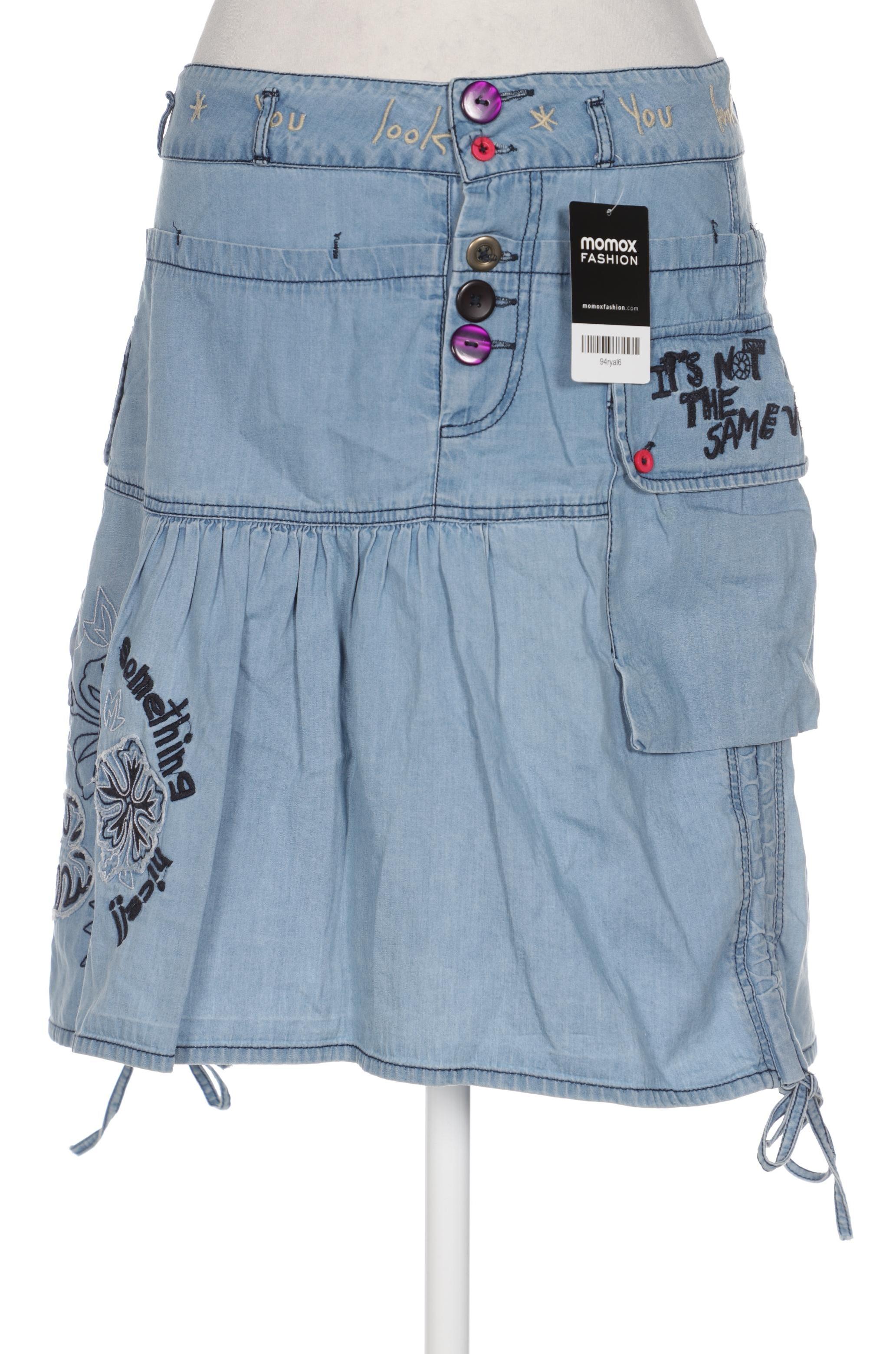 

Desigual Damen Rock, blau, Gr. 40