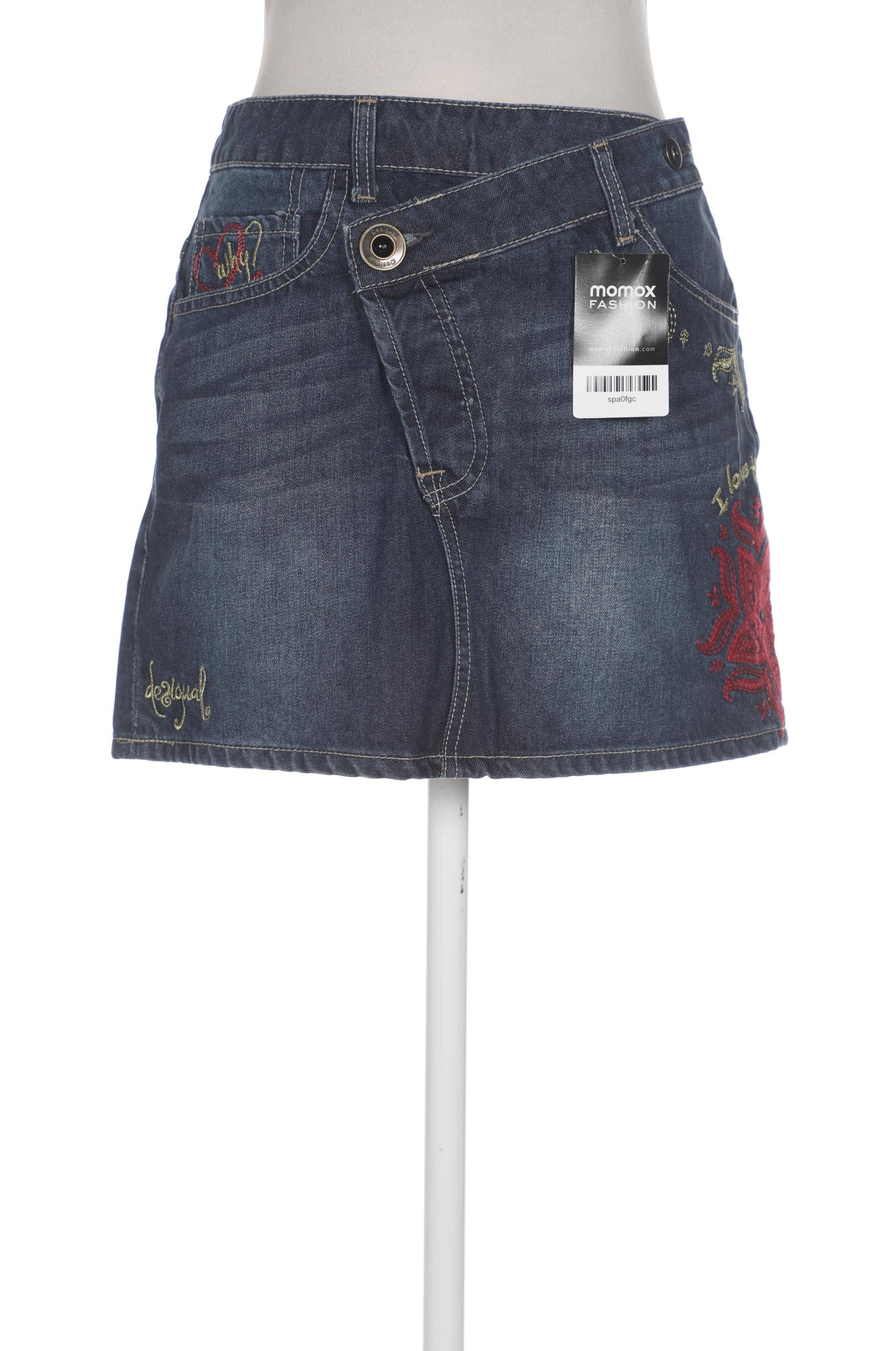 

Desigual Damen Rock, blau, Gr. 30