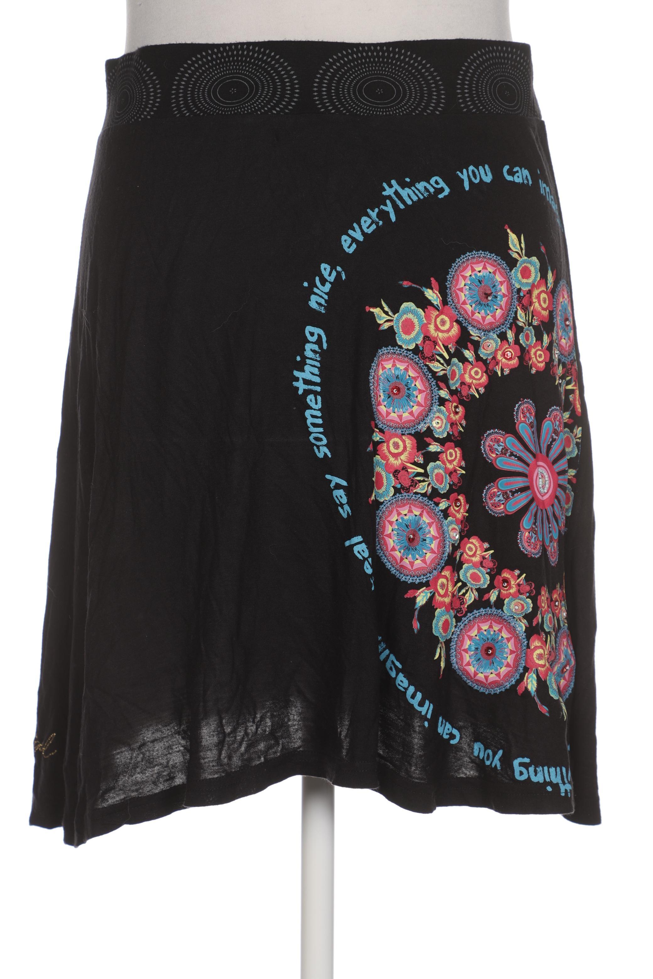 

Desigual Damen Rock, schwarz, Gr. 44