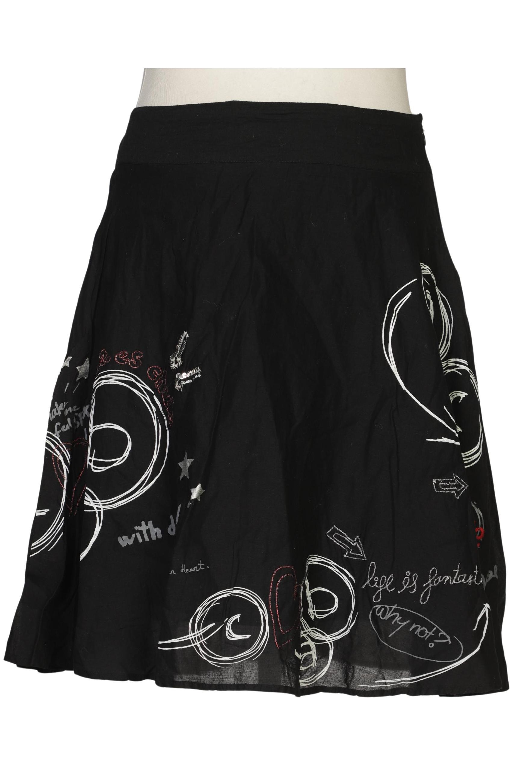 

Desigual Damen Rock, schwarz, Gr. 44