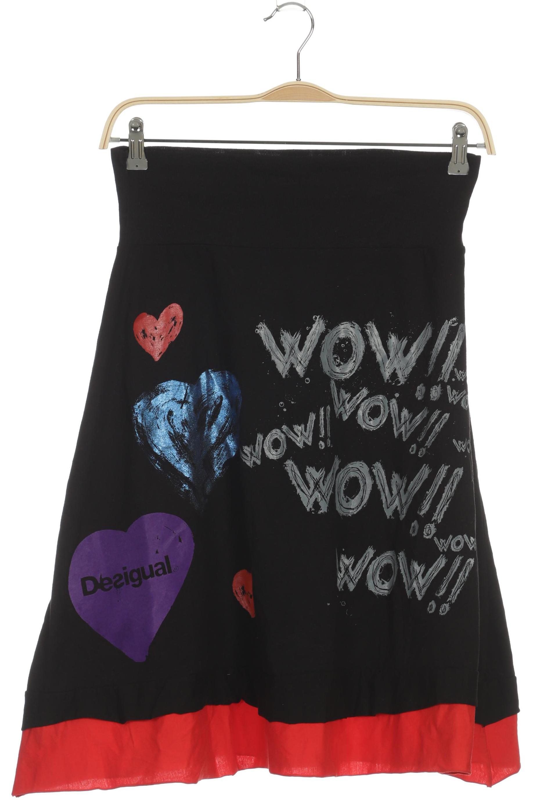 

Desigual Damen Rock, schwarz, Gr. 38