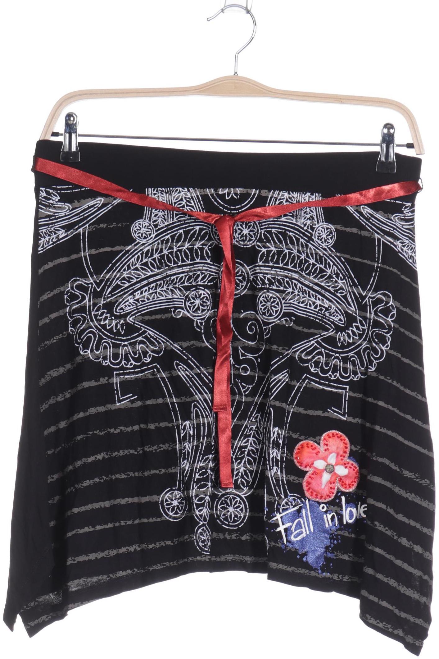 

Desigual Damen Rock, schwarz, Gr.