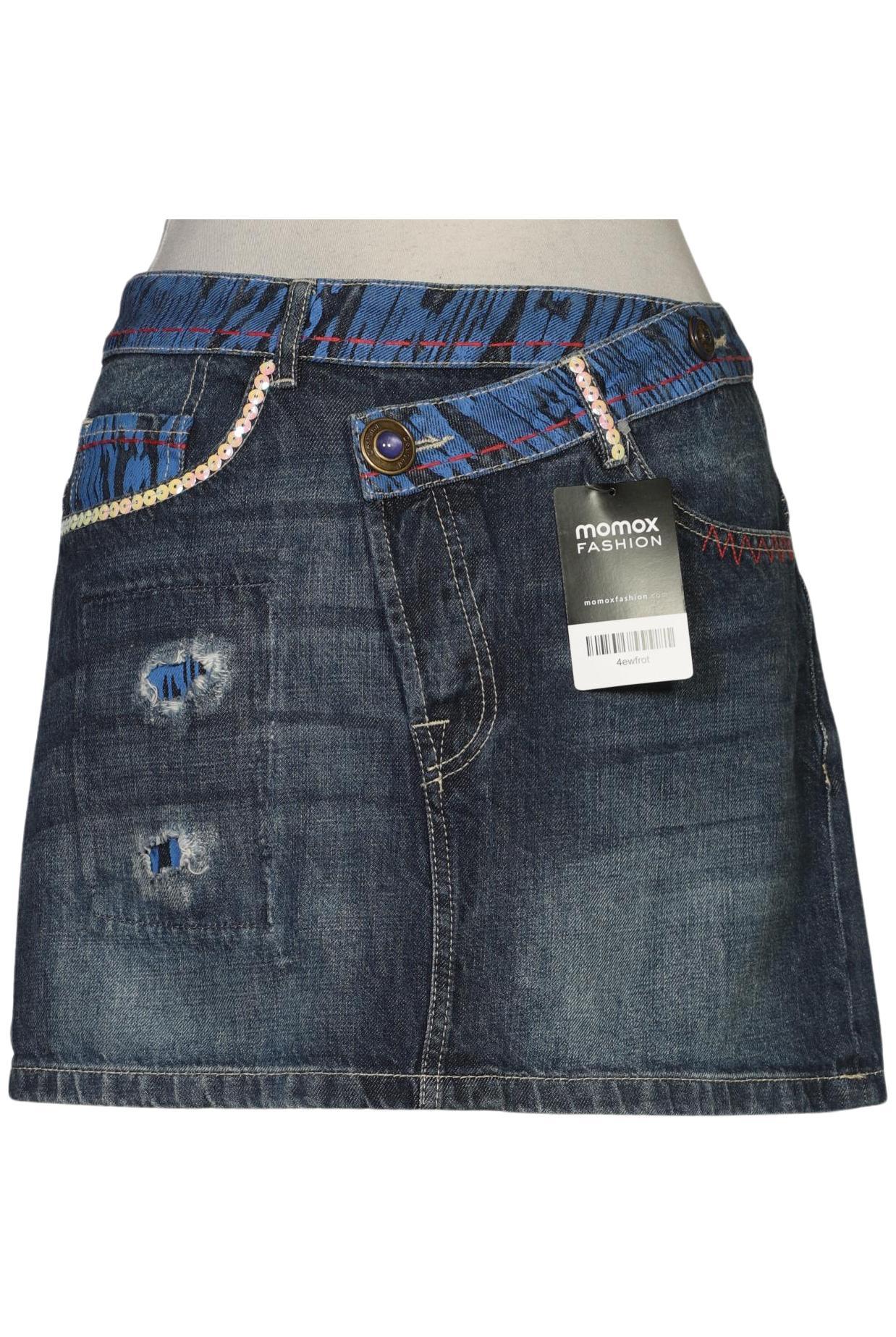 

Desigual Damen Rock, marineblau, Gr. 34