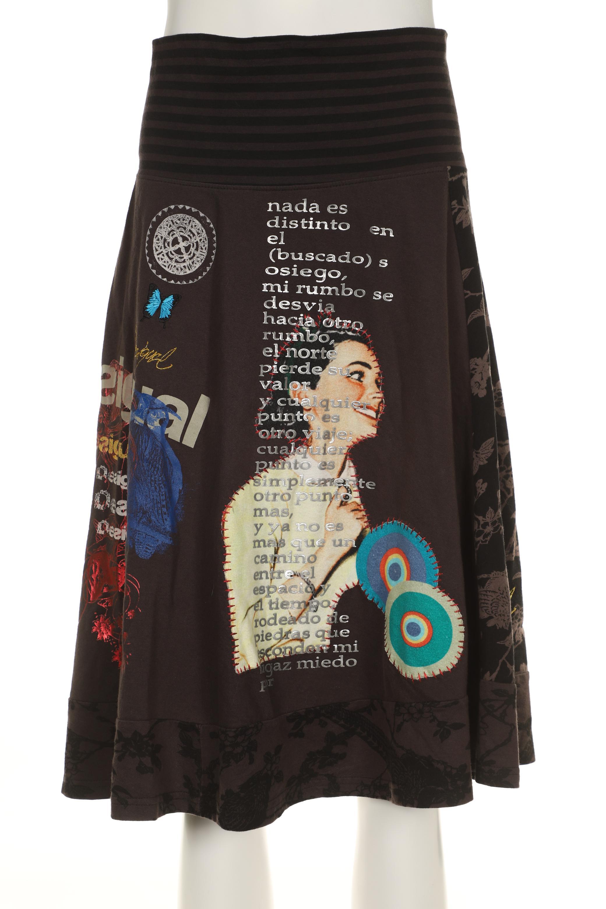 

Desigual Damen Rock, braun, Gr. 36