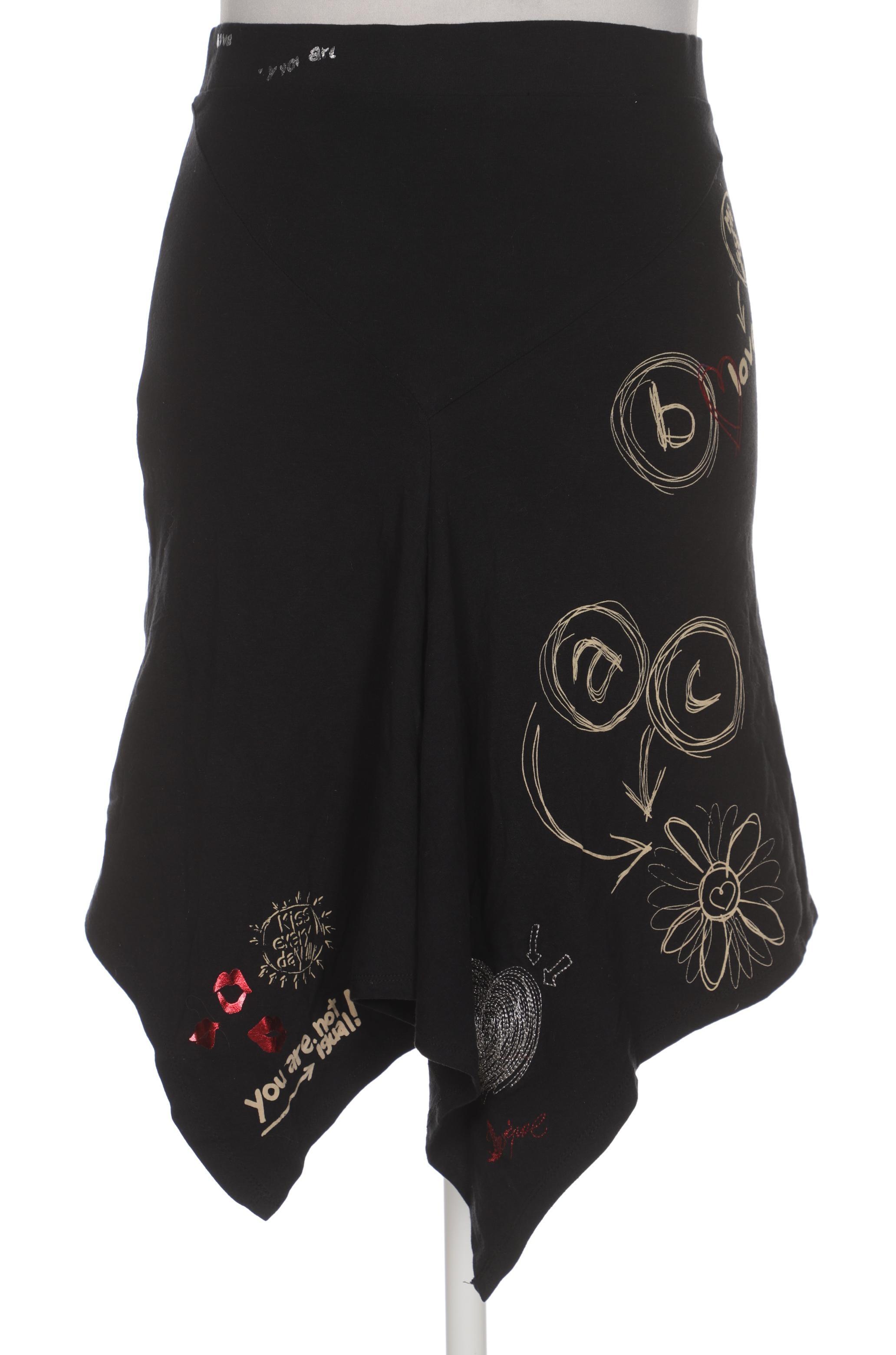 

Desigual Damen Rock, schwarz, Gr. 42