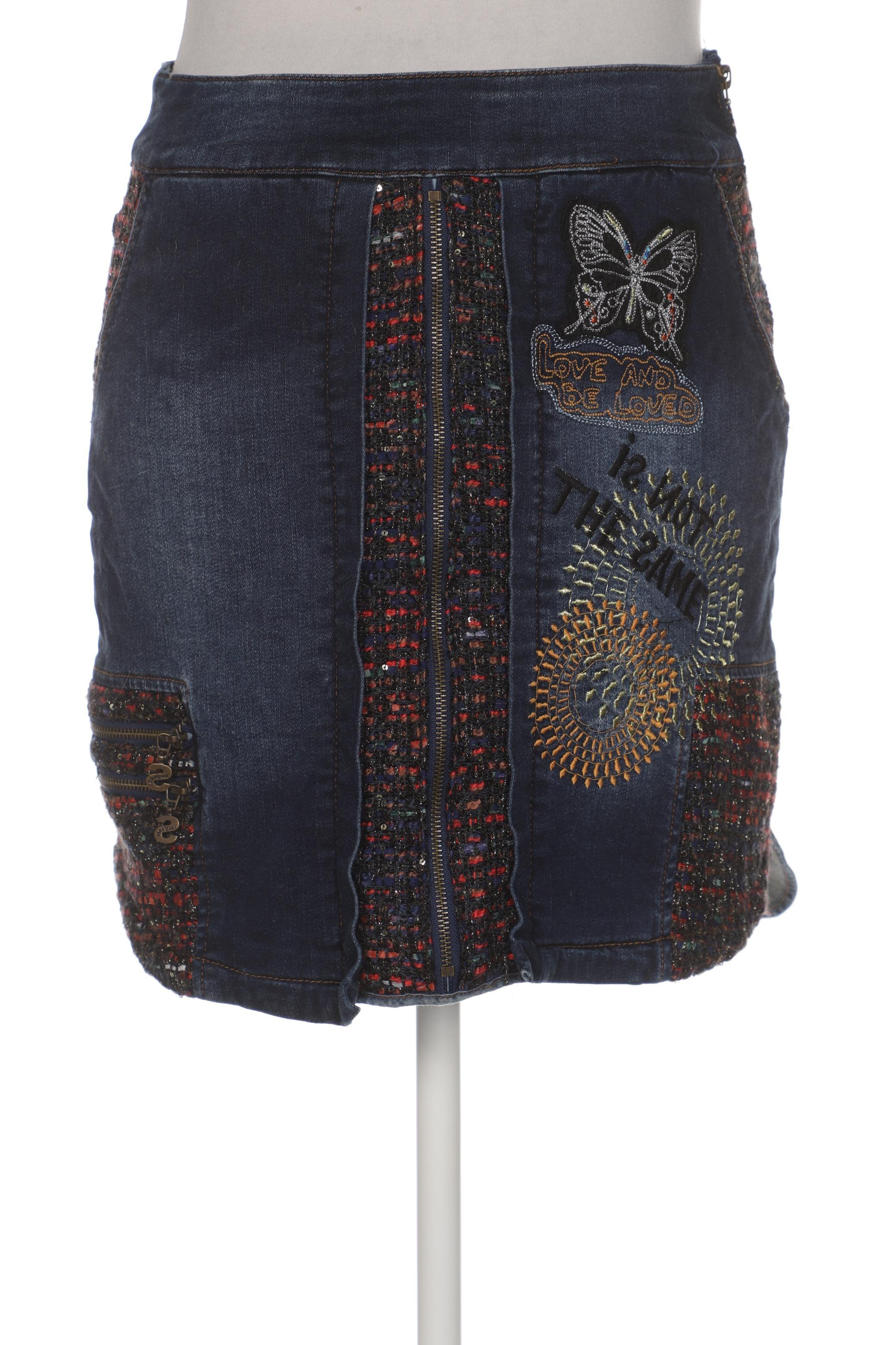 

Desigual Damen Rock, marineblau, Gr. 42
